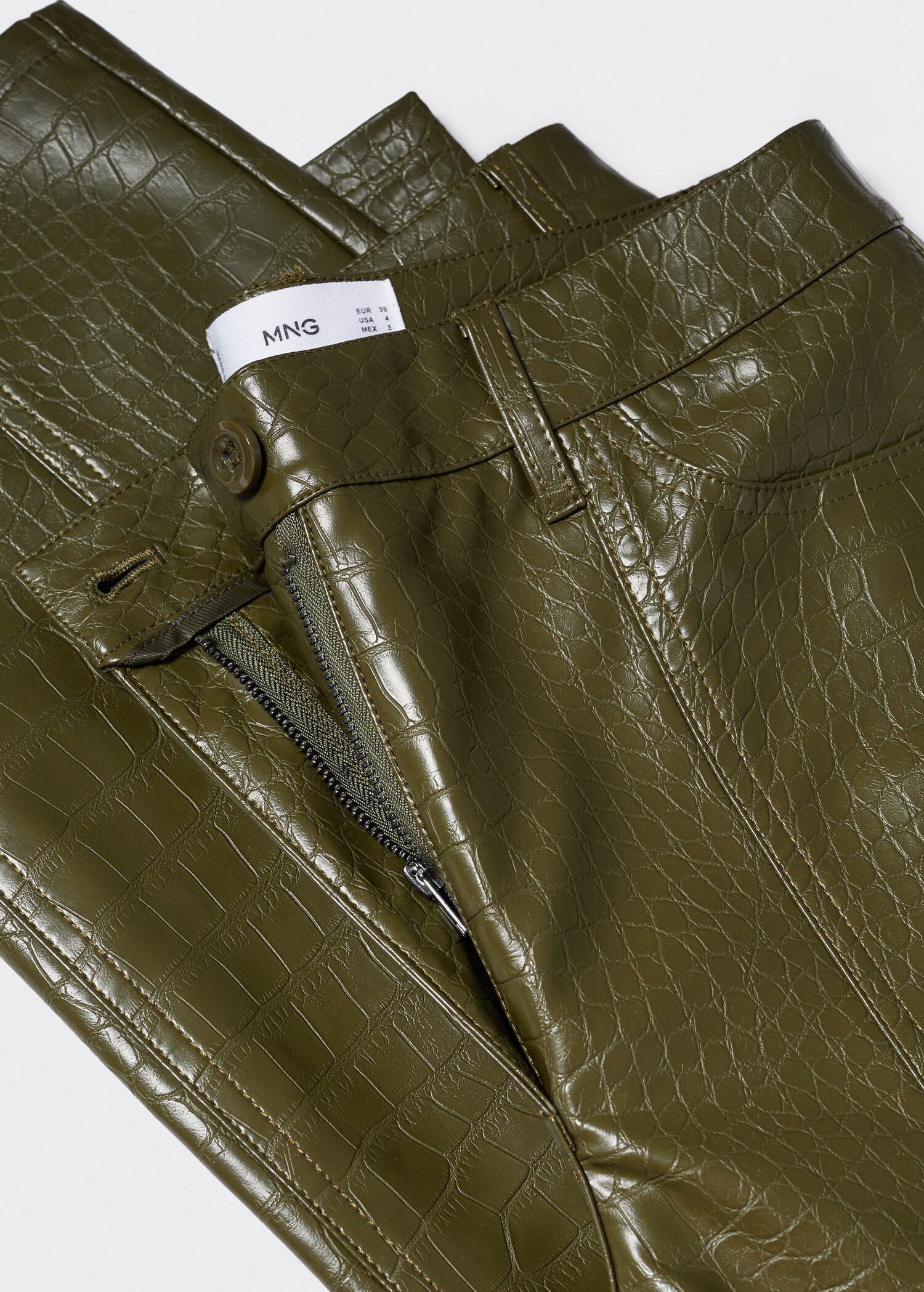 Pantalons efecte pell cocodril - Detall de l'article 8