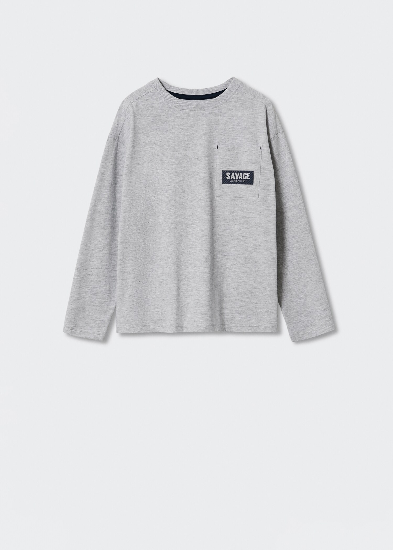 Langärmliges T-Shirt mit Schriftzug - Artikel ohne Model