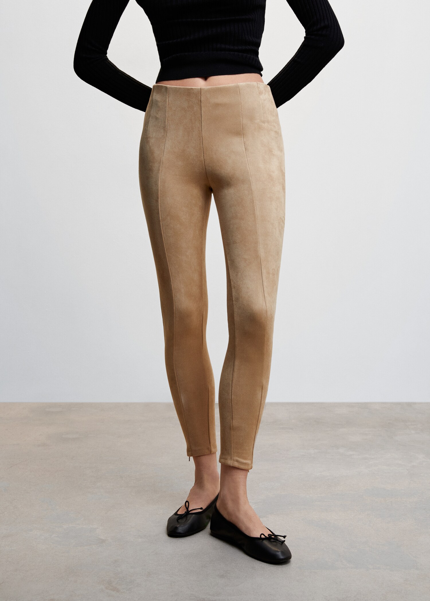 Suede leggings - Medium plane