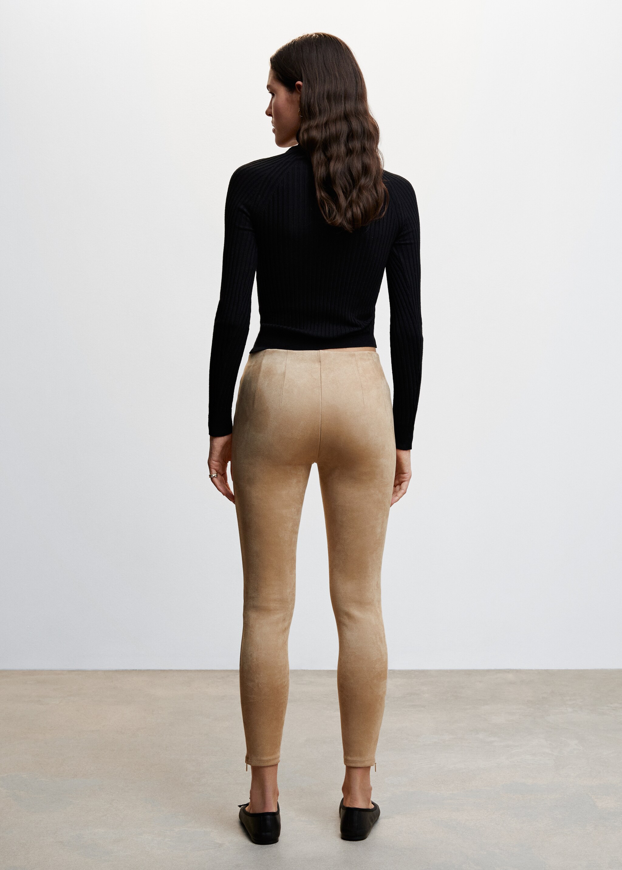 Suede leggings - Reverse of the article