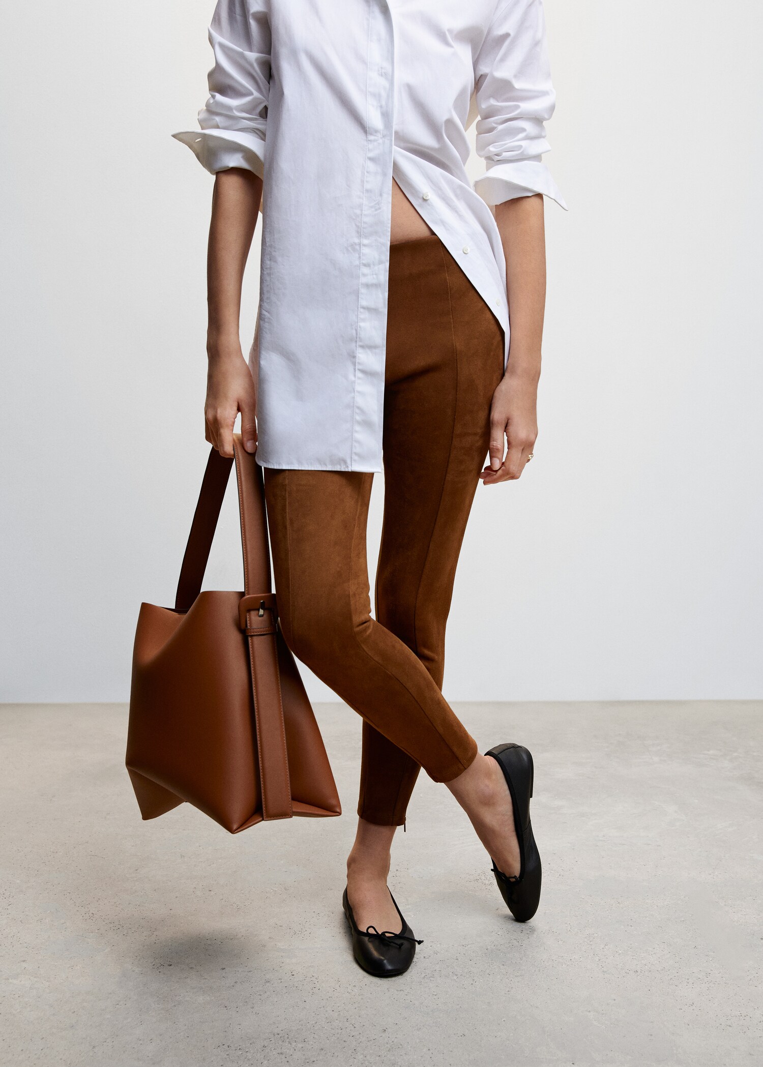 Suede leggings - Medium plane
