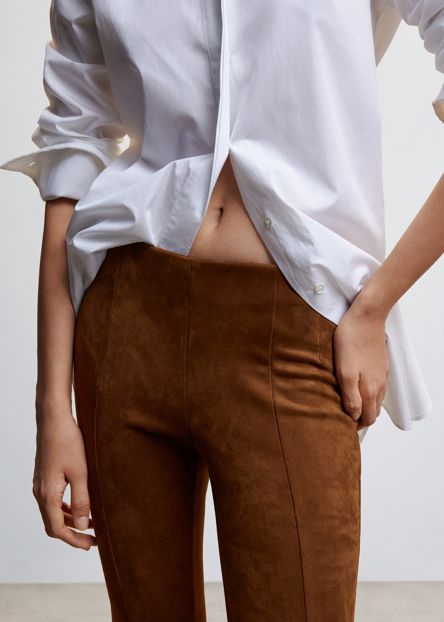 Suede leggings - Details of the article 6