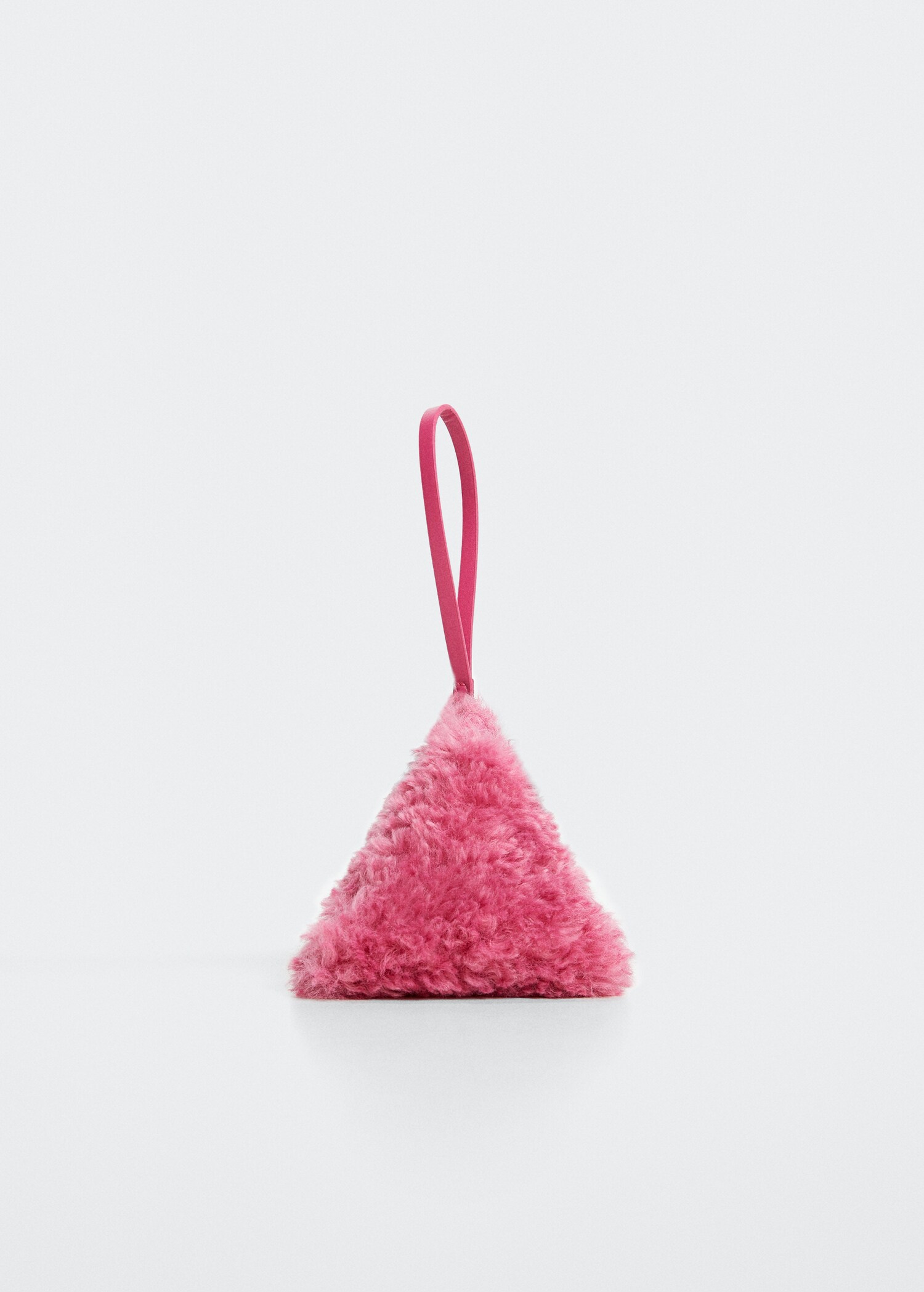 Zipped fur-effect purse - Article without model