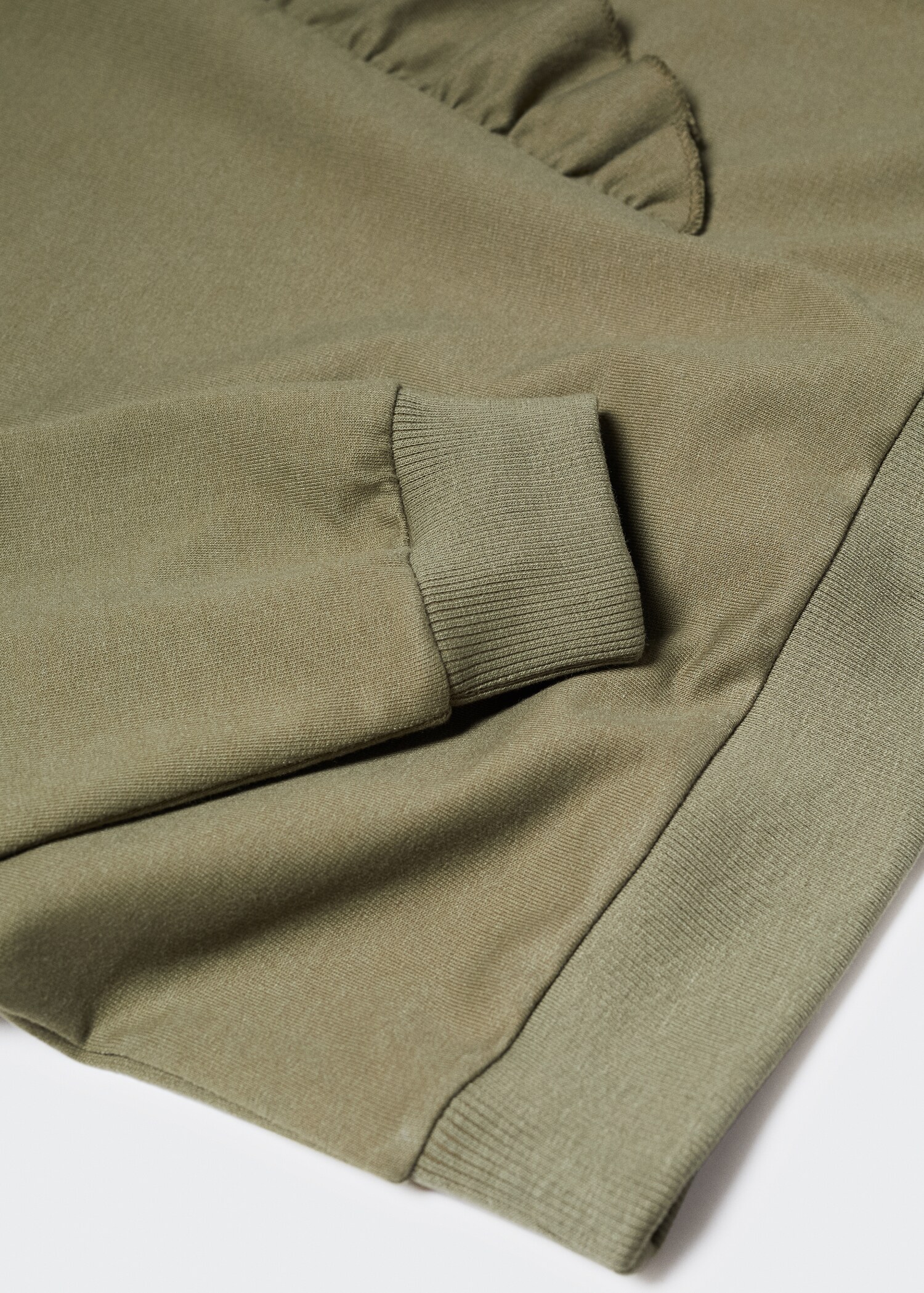 Ruffle cotton sweatshirt - Details of the article 8