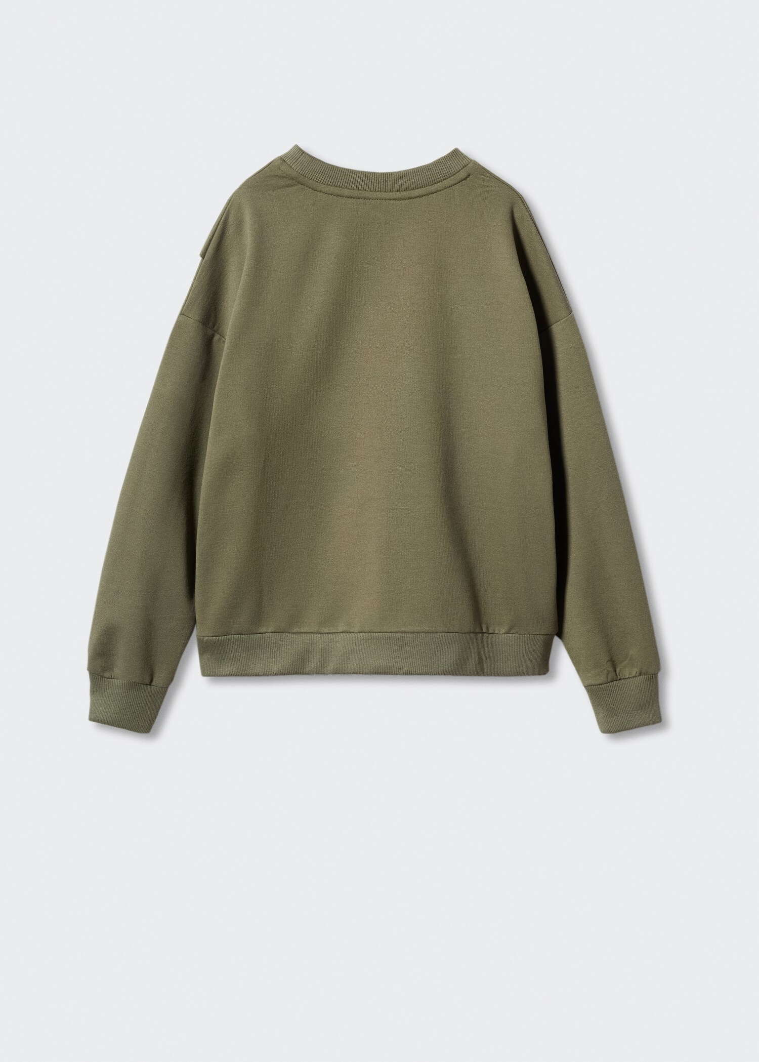 Ruffle cotton sweatshirt - Reverse of the article