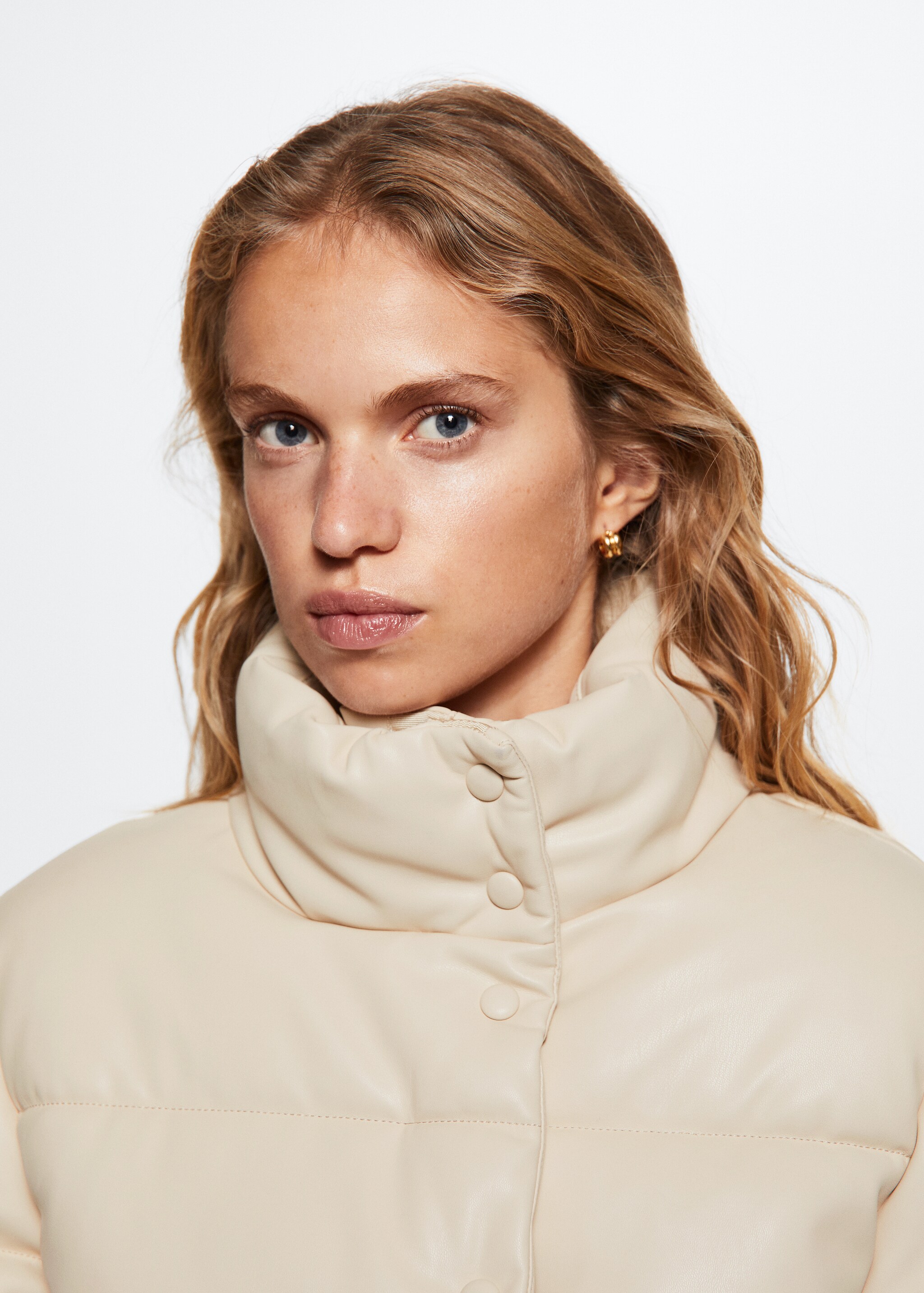 Quilted skin style jacket - Details of the article 1
