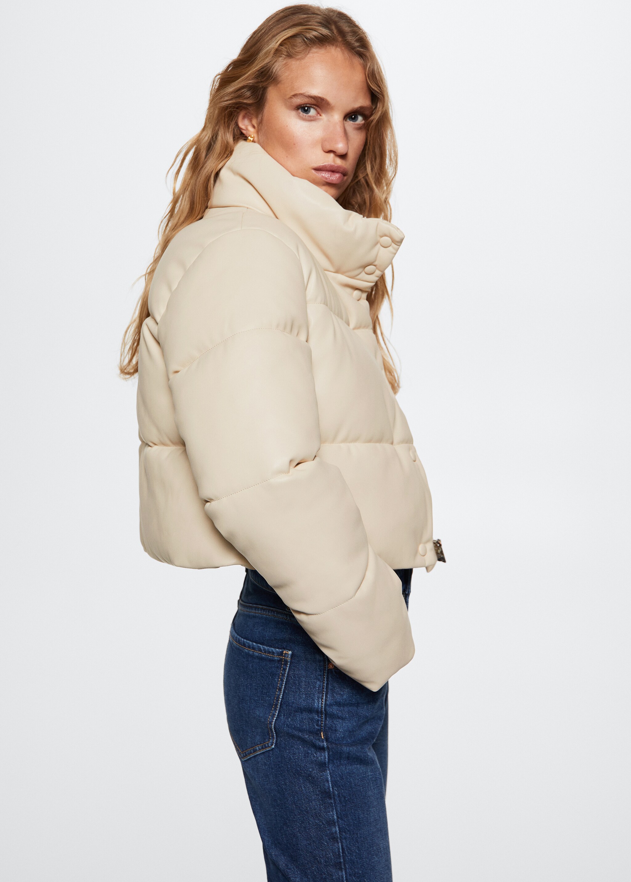 Quilted skin style jacket - Details of the article 4