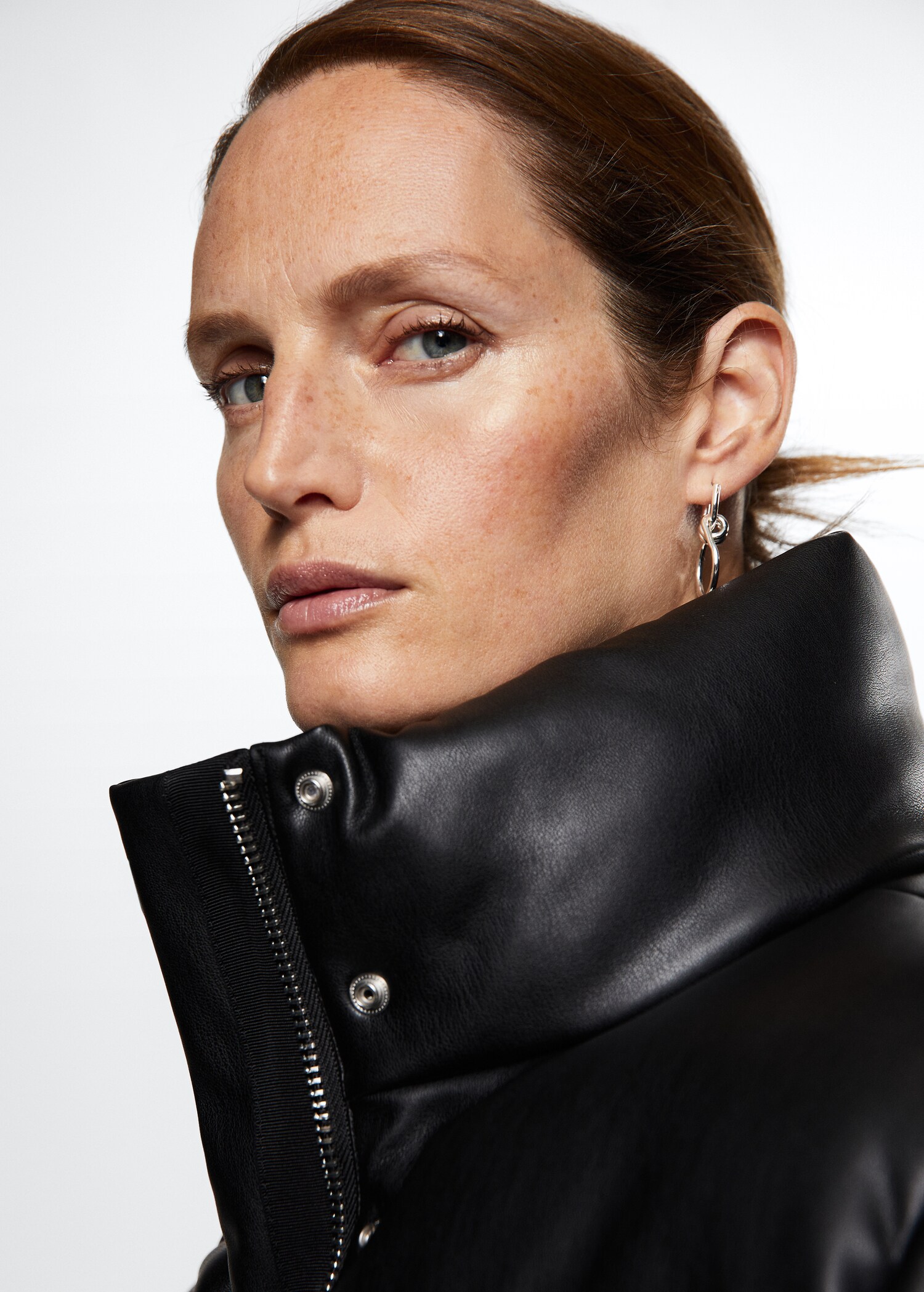 Quilted skin style jacket - Details of the article 1