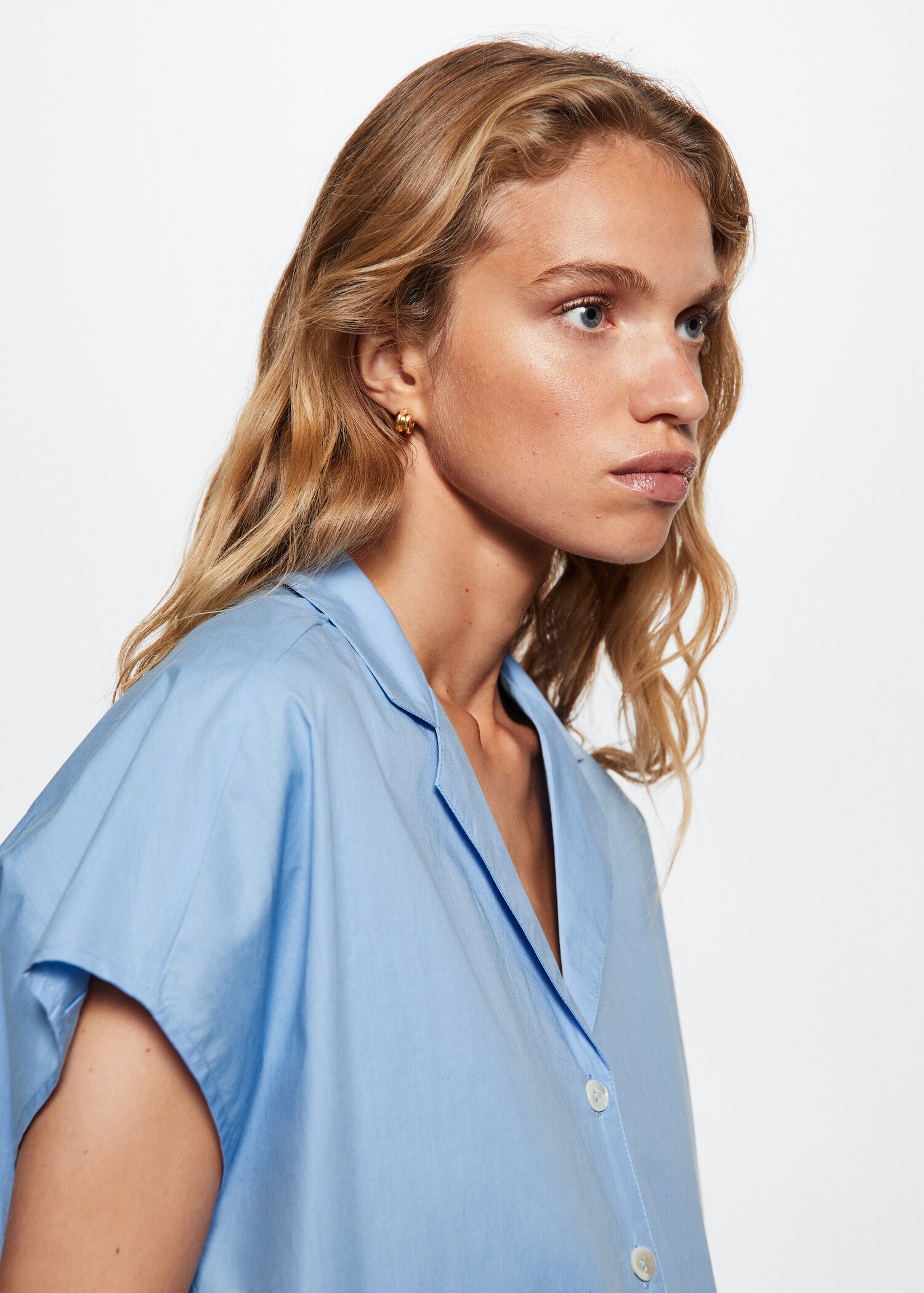 Camisa algodón crop - Detalle del artículo 1