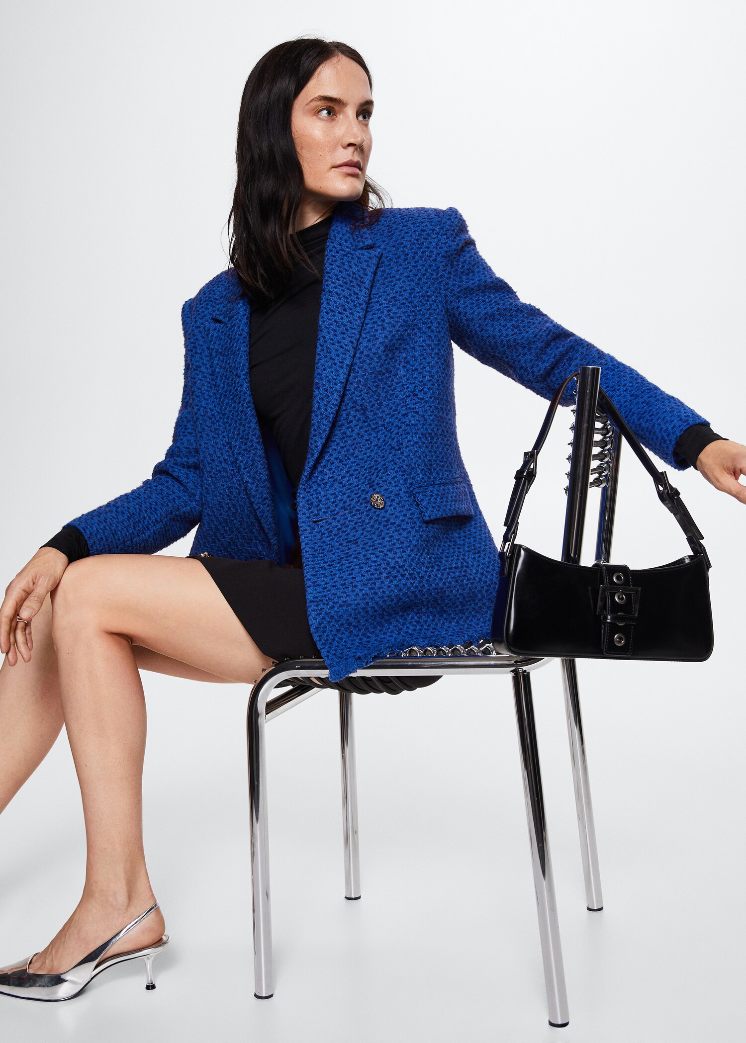 Tweed-Blazer mit Schmuckknöpfen - Detail des Artikels 2