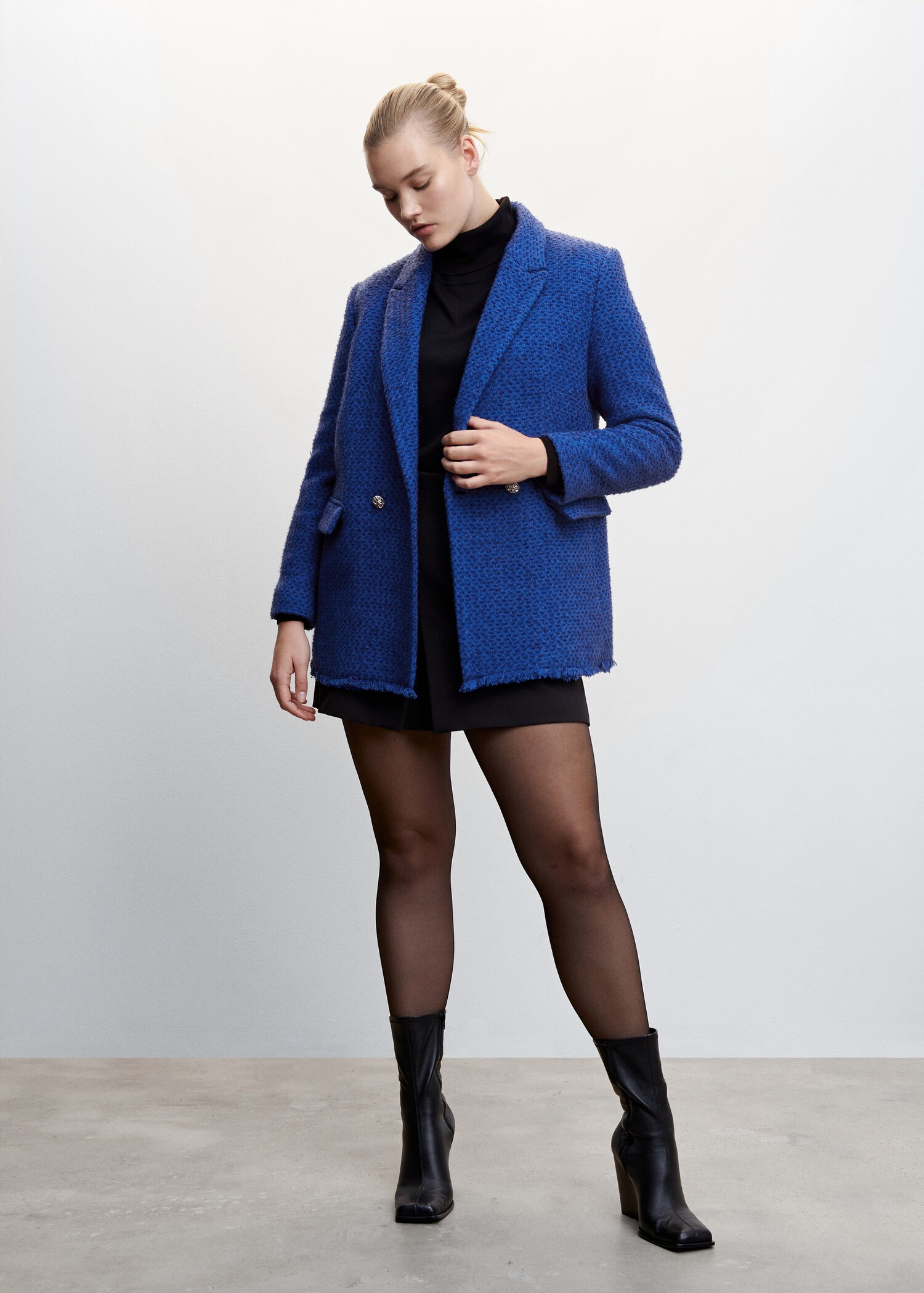 Tweed-Blazer mit Schmuckknöpfen - Detail des Artikels 3