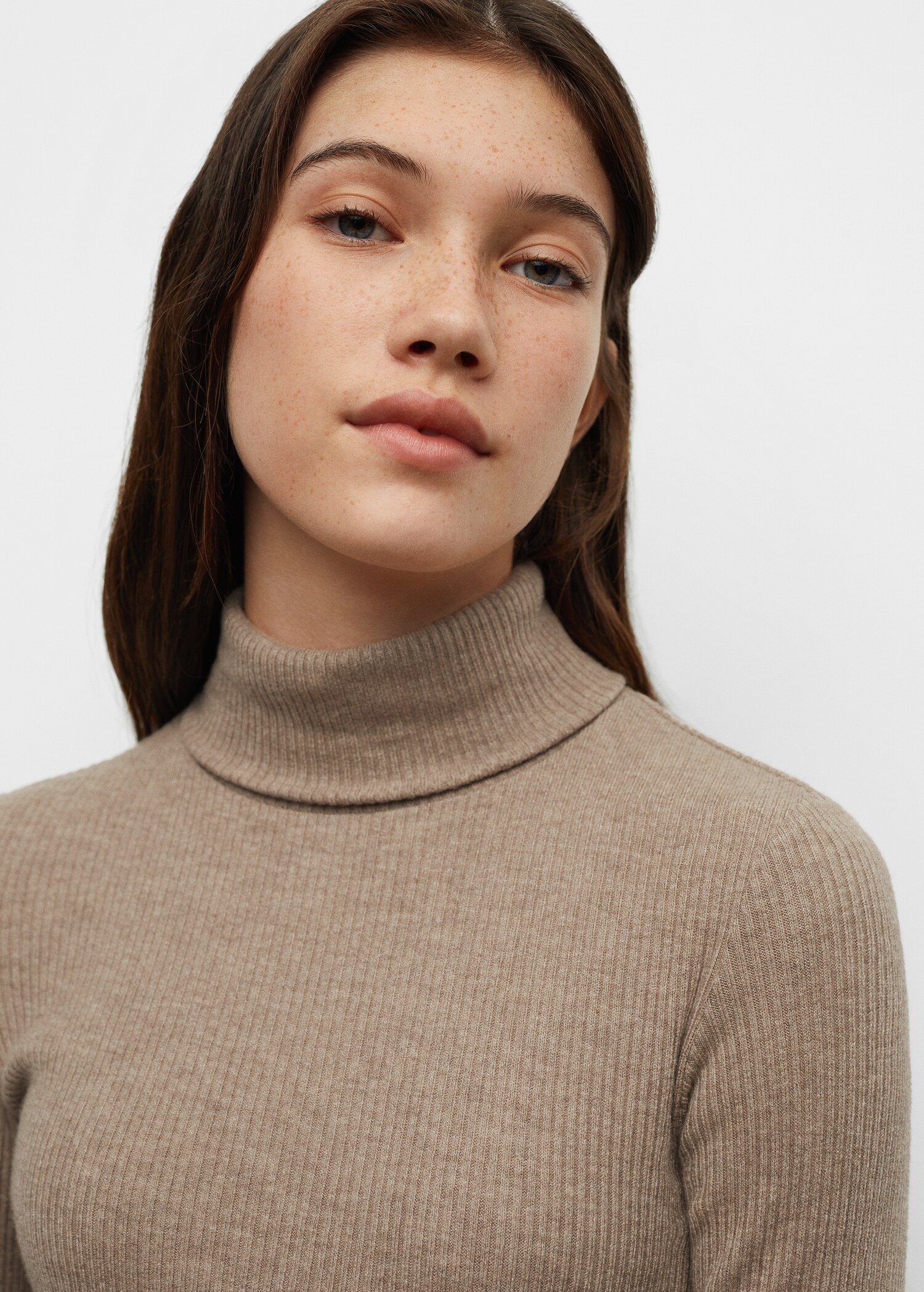 Turtle neck knit dress - Details of the article 4