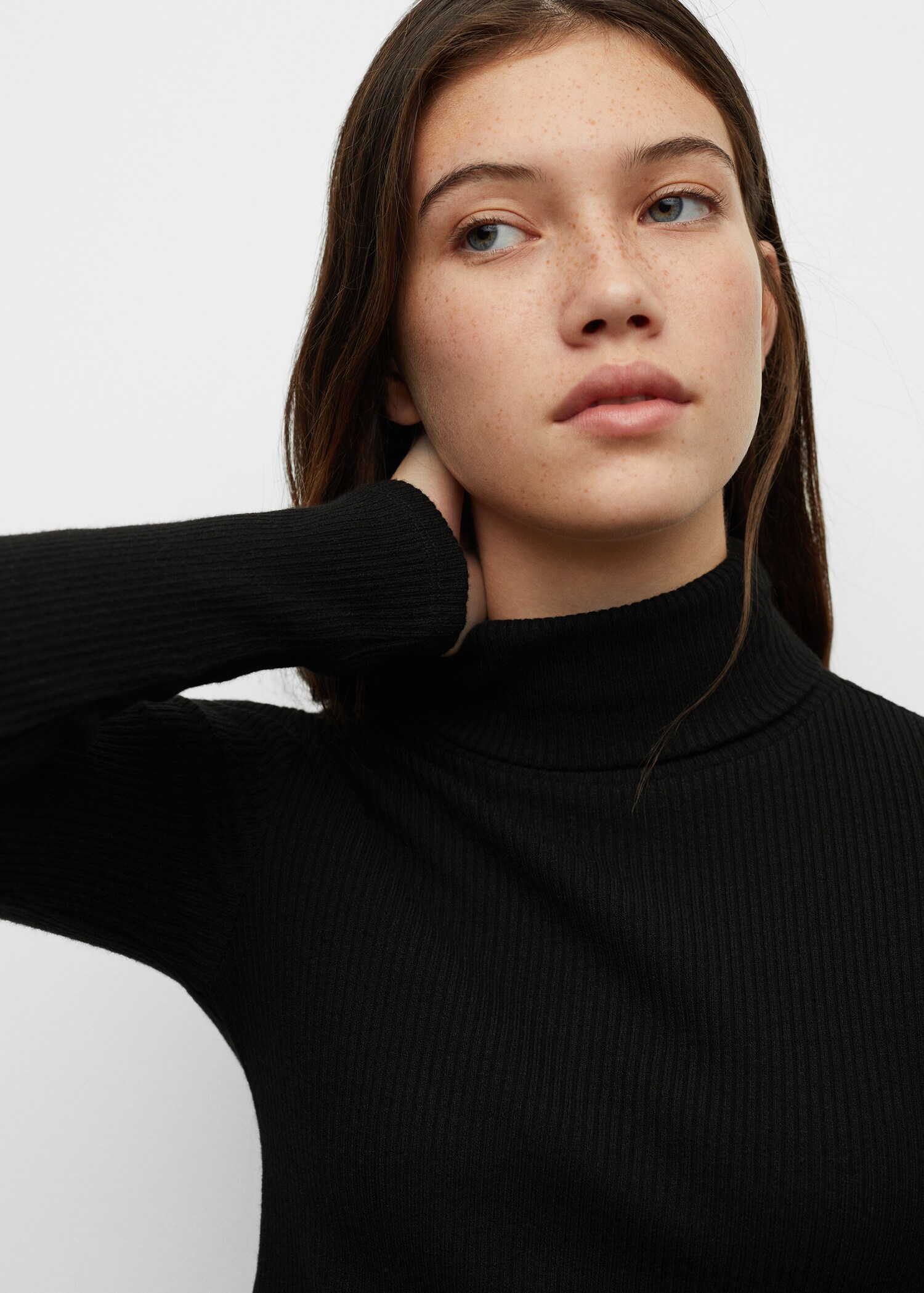 Turtle neck knit dress - Details of the article 4