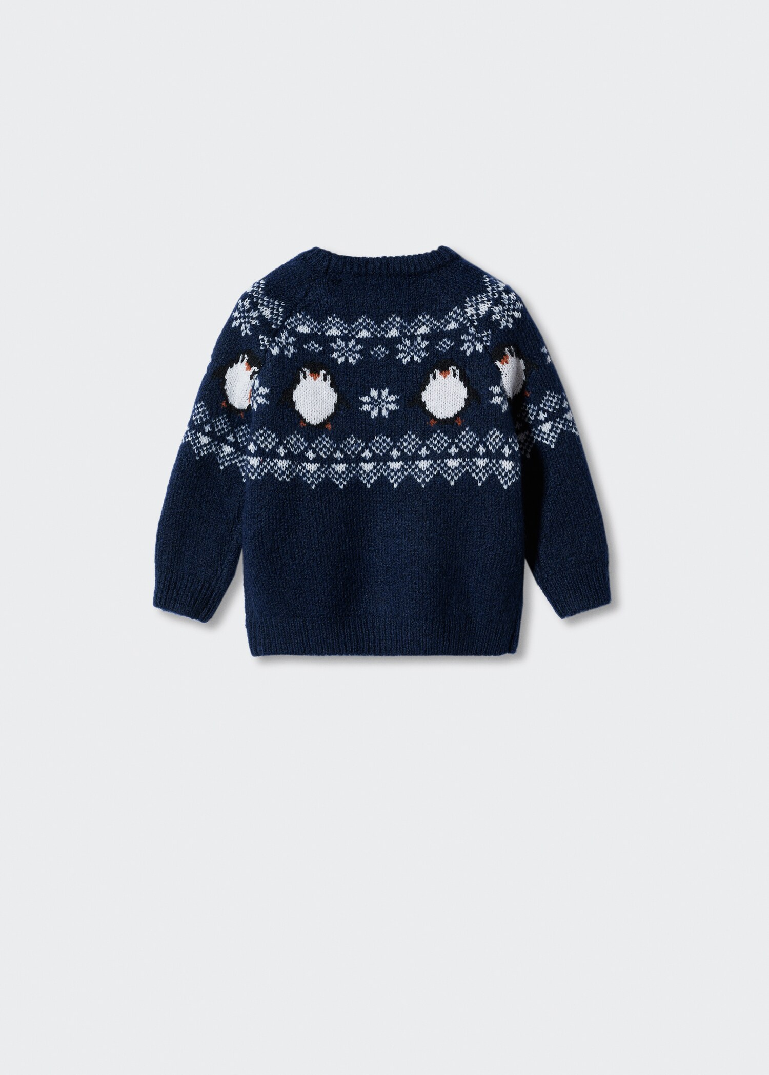 Jacquard sweater - Reverse of the article