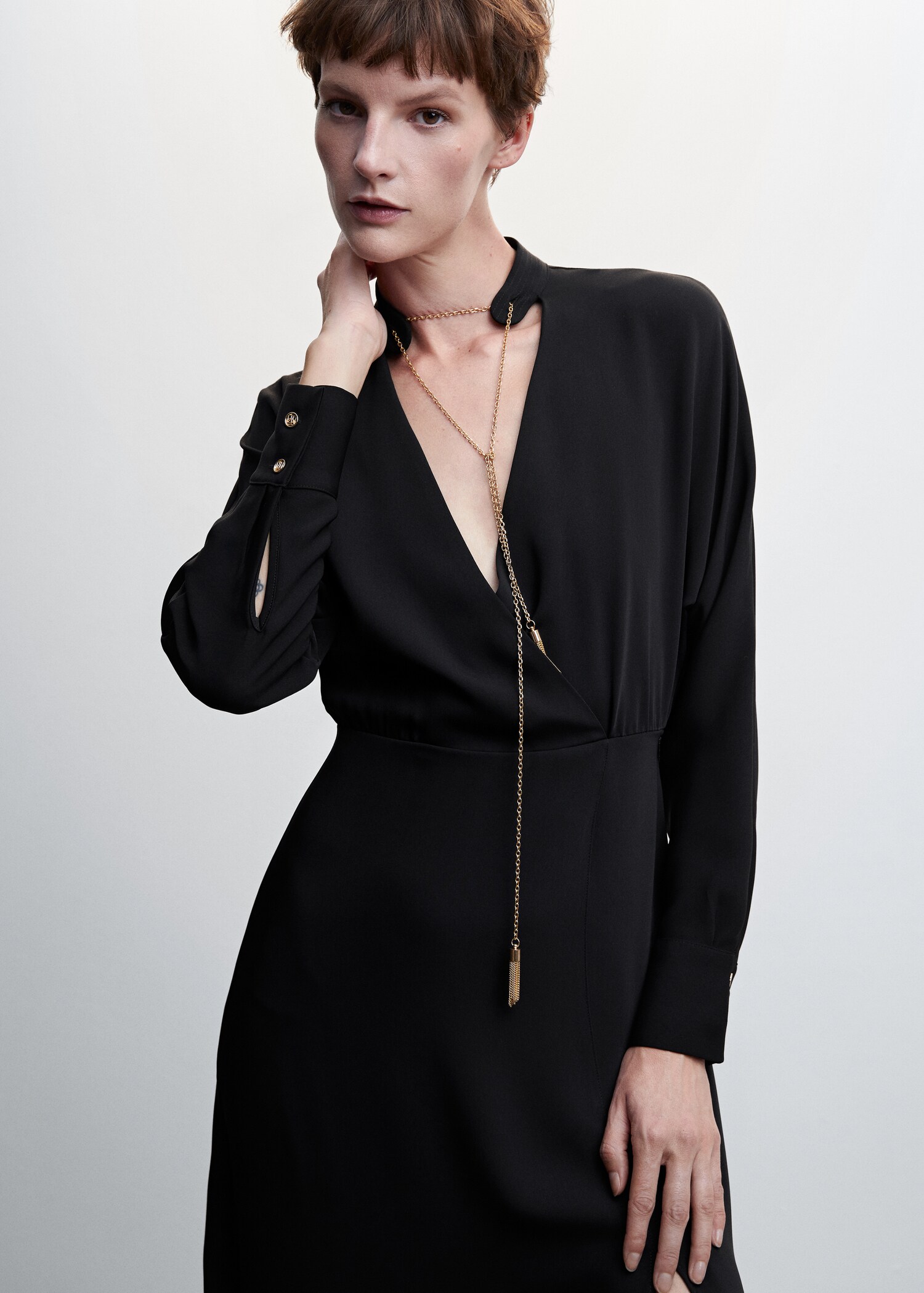 Chain detail dress - Medium plane