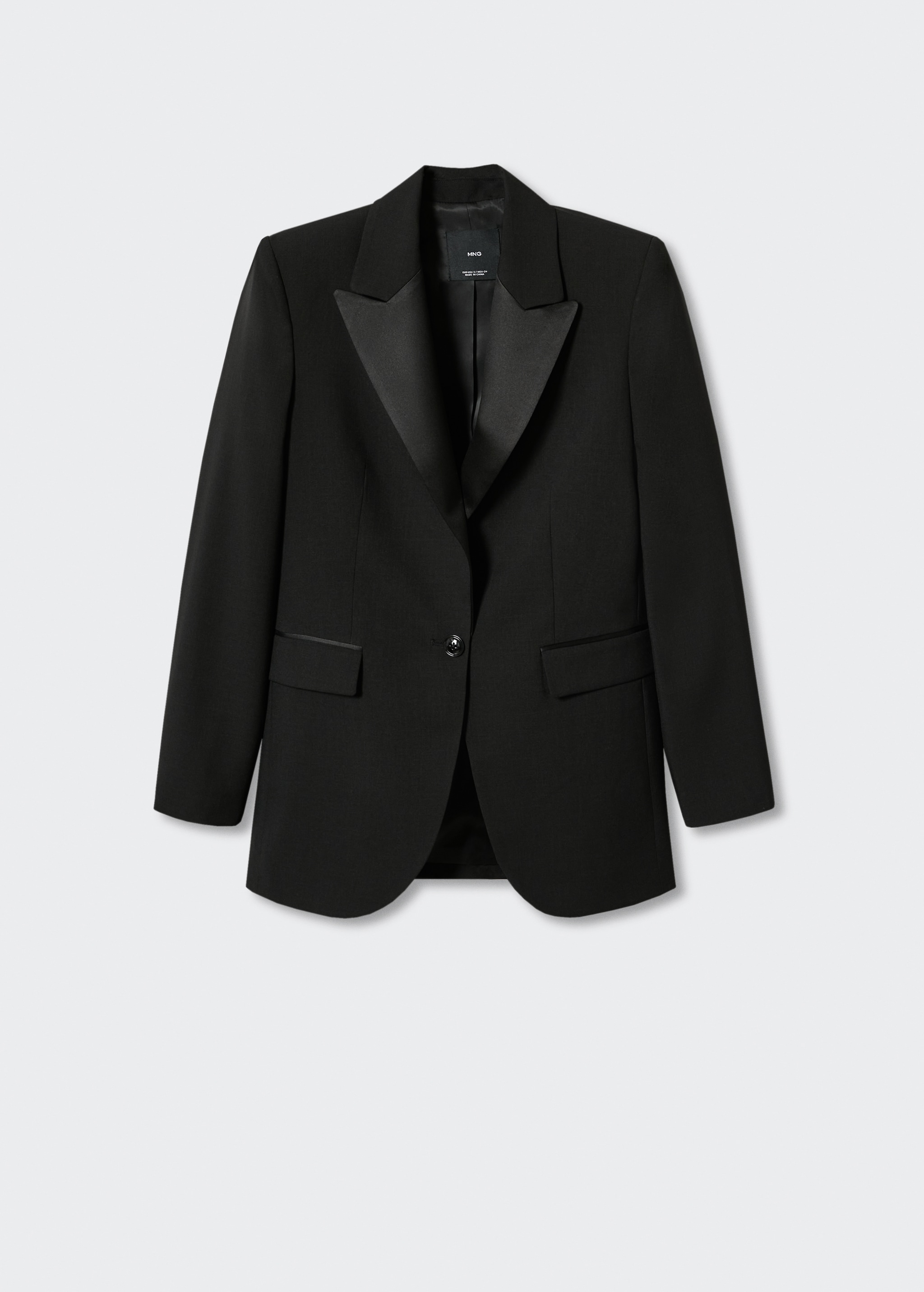 Satin lapels suit blazer - Article without model