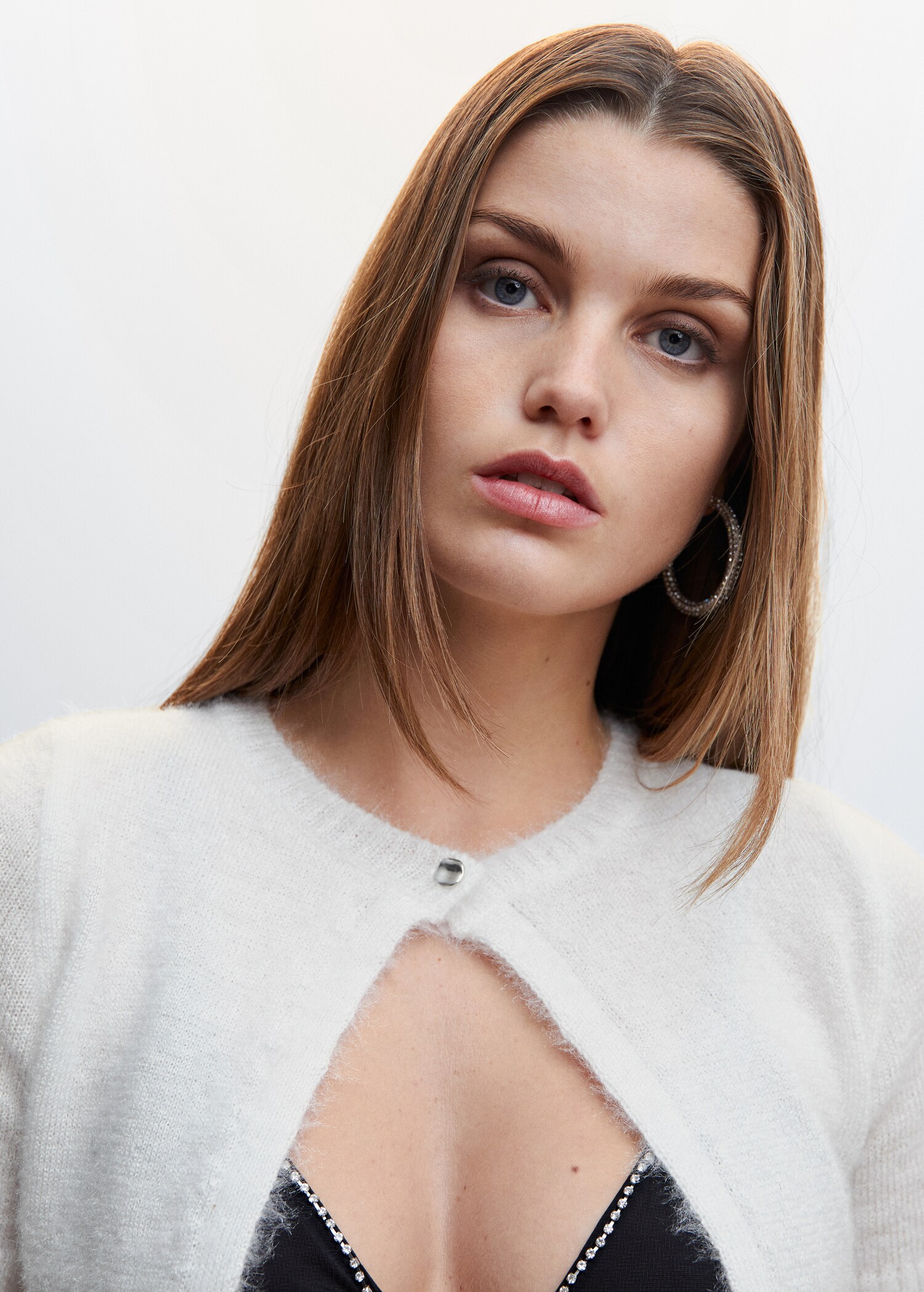 Short open cardigan - Details of the article 1