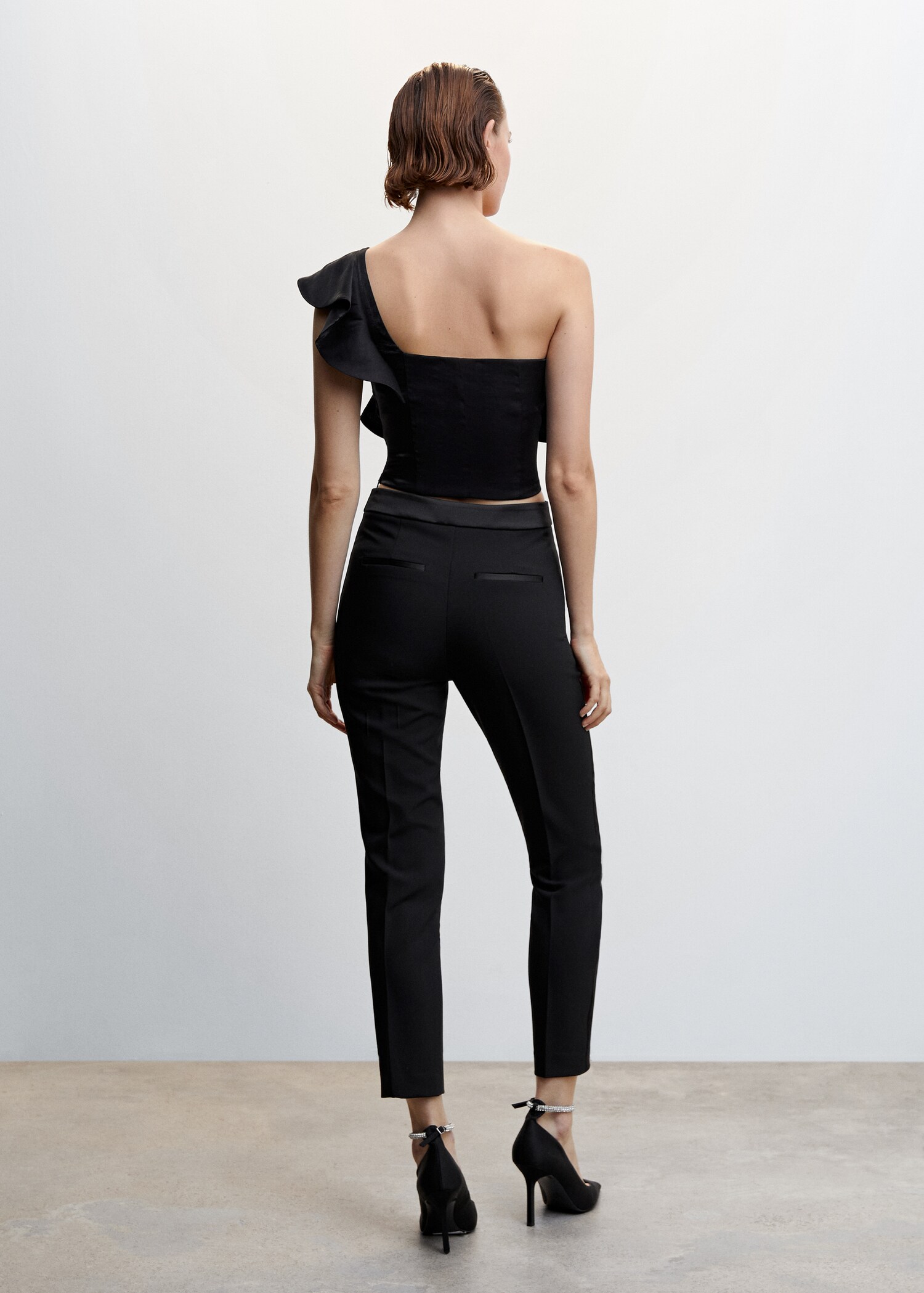 Pantalon détail satiné - Verso de l’article