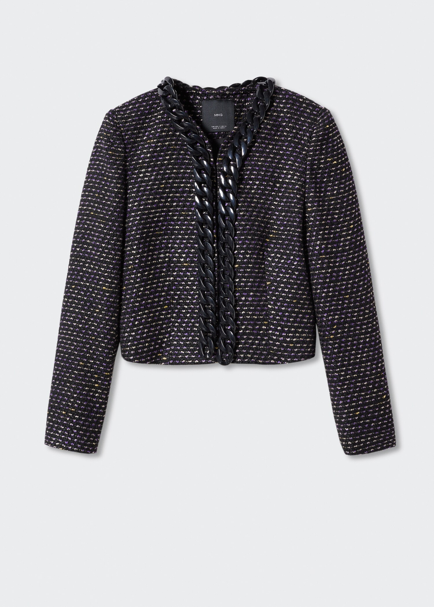 Veste tweed chaîne - Article sans modèle
