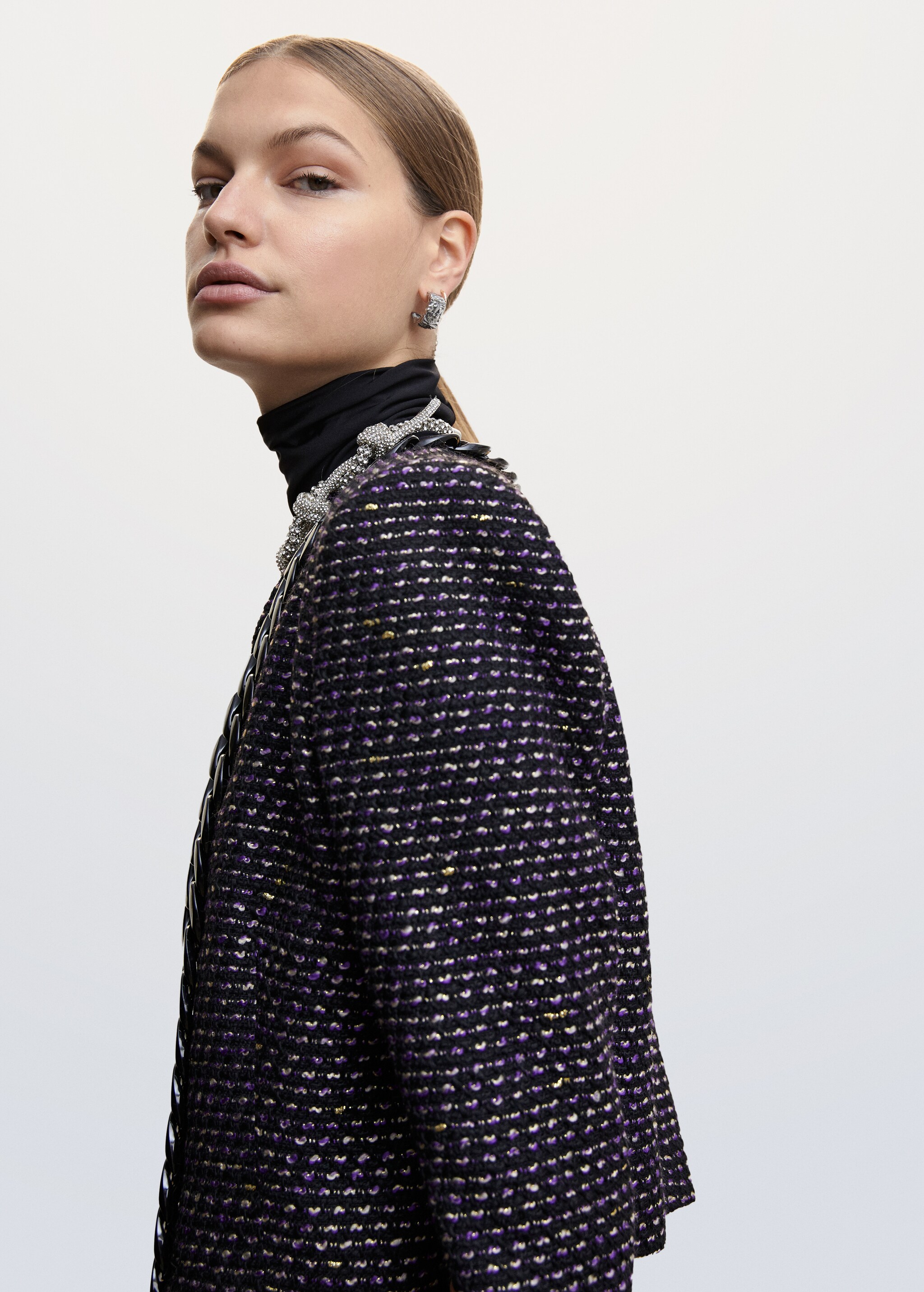 Tweed chain jacket - Details of the article 1