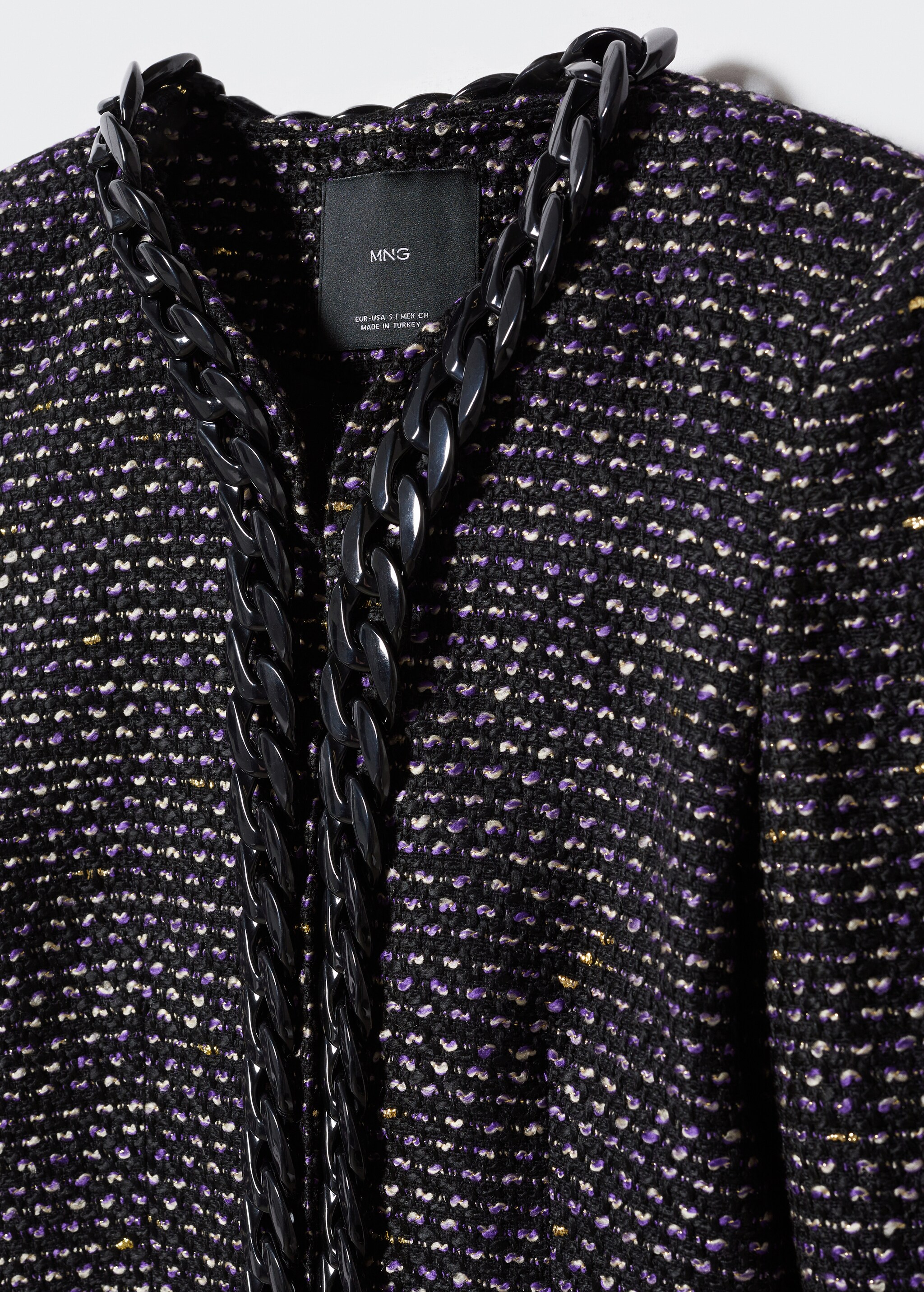 Tweed chain jacket - Details of the article 8