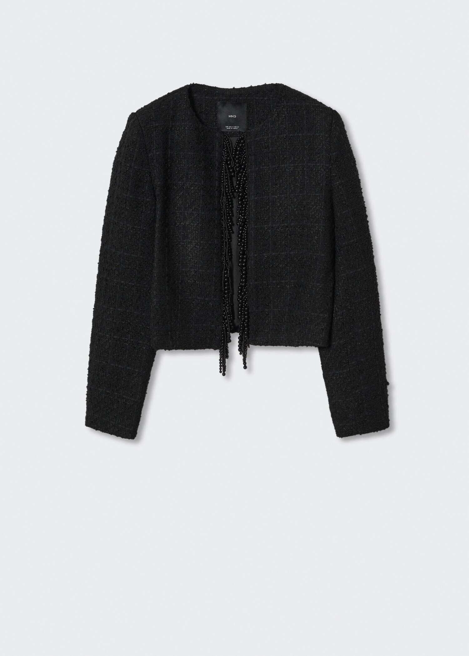 Perlenverzierte Tweedjacke - Artikel ohne Model