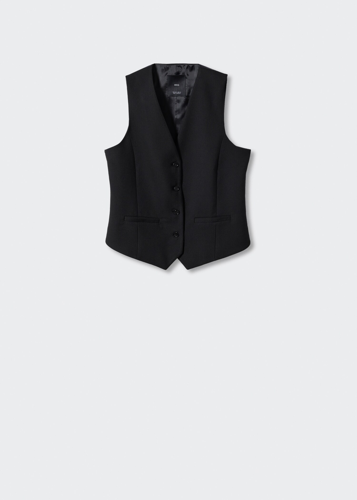 Dress-vest med knapper - Artikkel uten modell