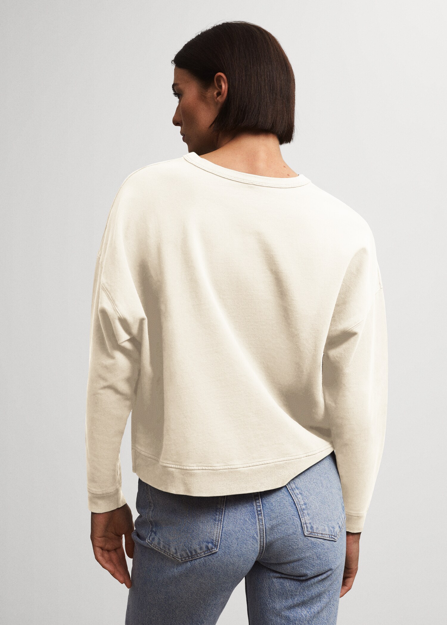 Sweat-shirt coton bio - Verso de l’article