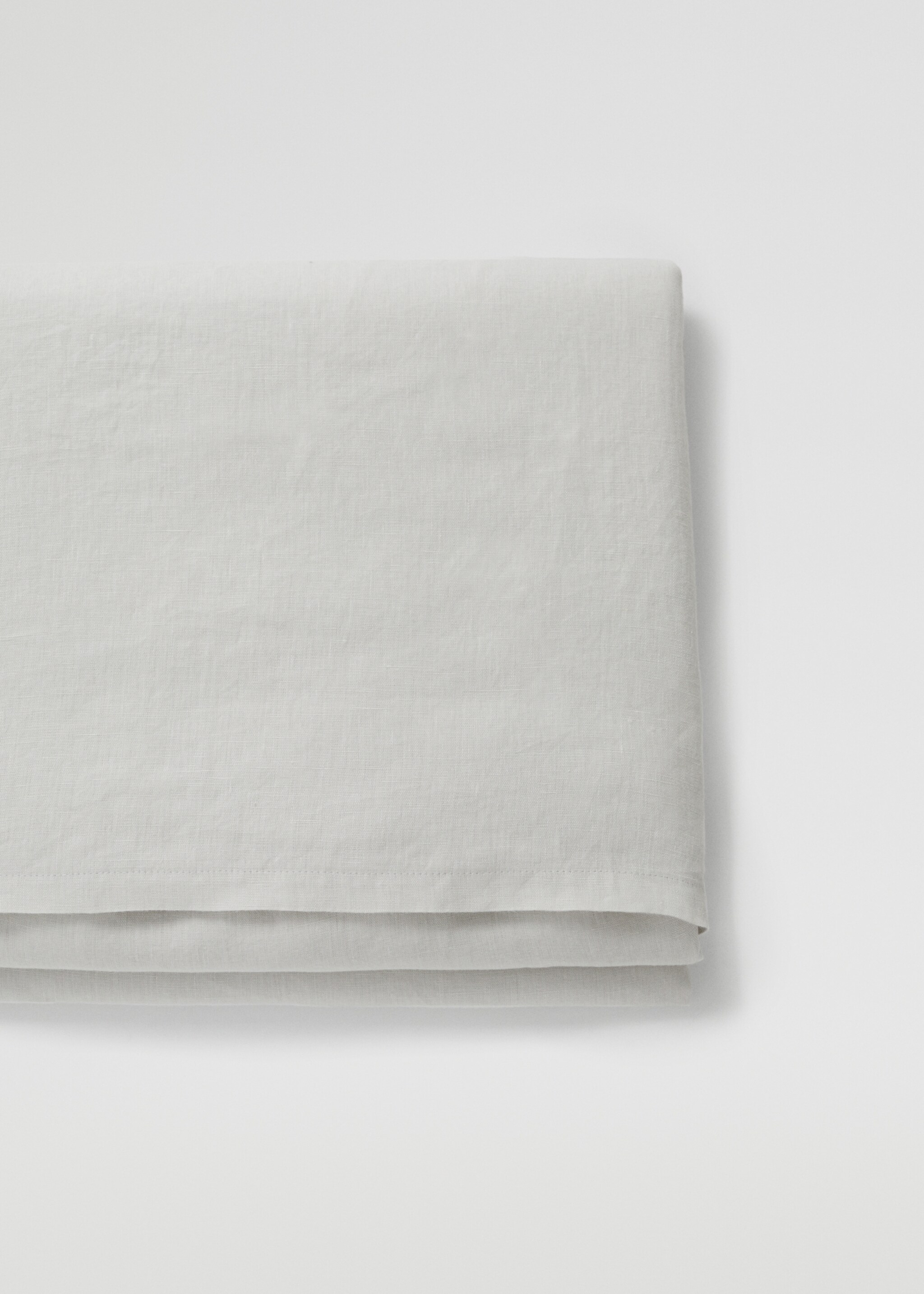 Lençol de cima de 100% linho 240 x 280 cm - Plano médio