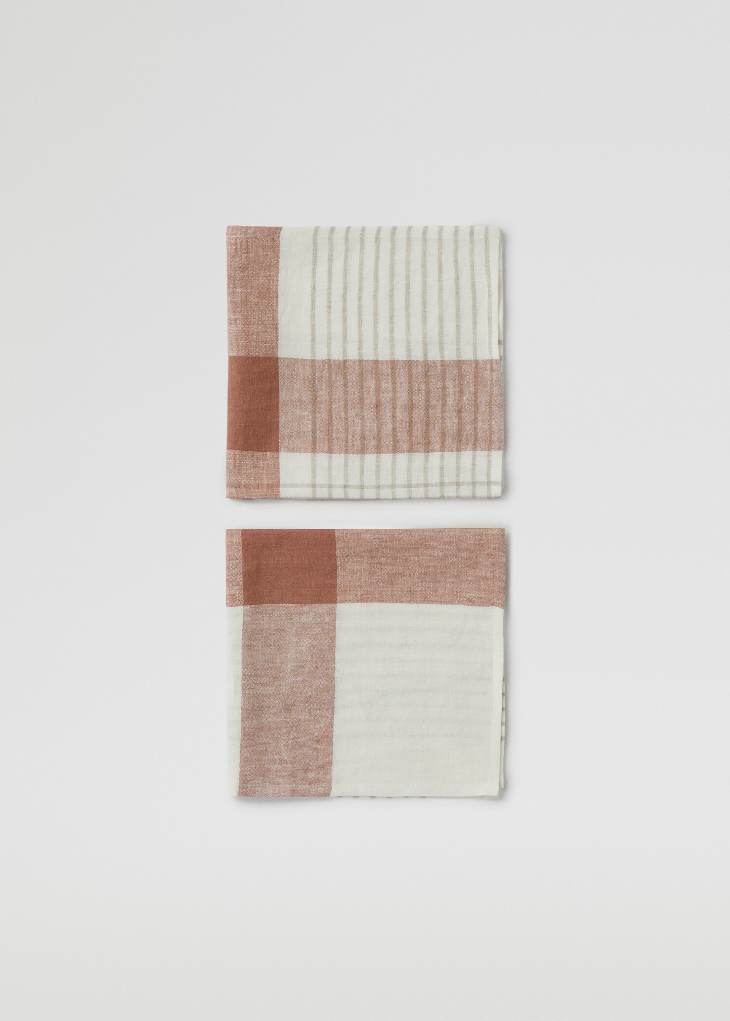 100% linen napkins (pack of 2) - Medium plane