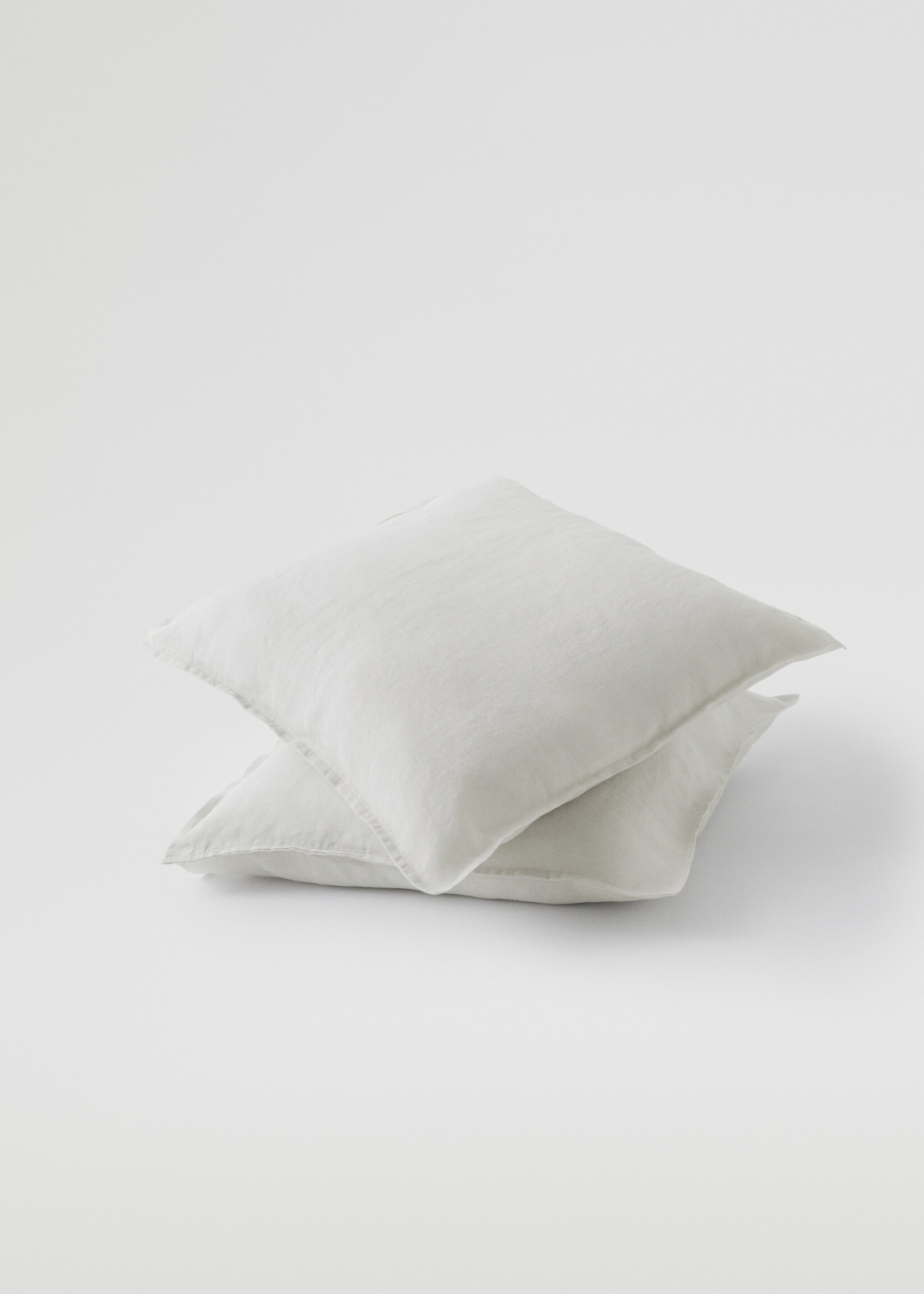 100% linen cushion case set 50X50cm - Medium plane