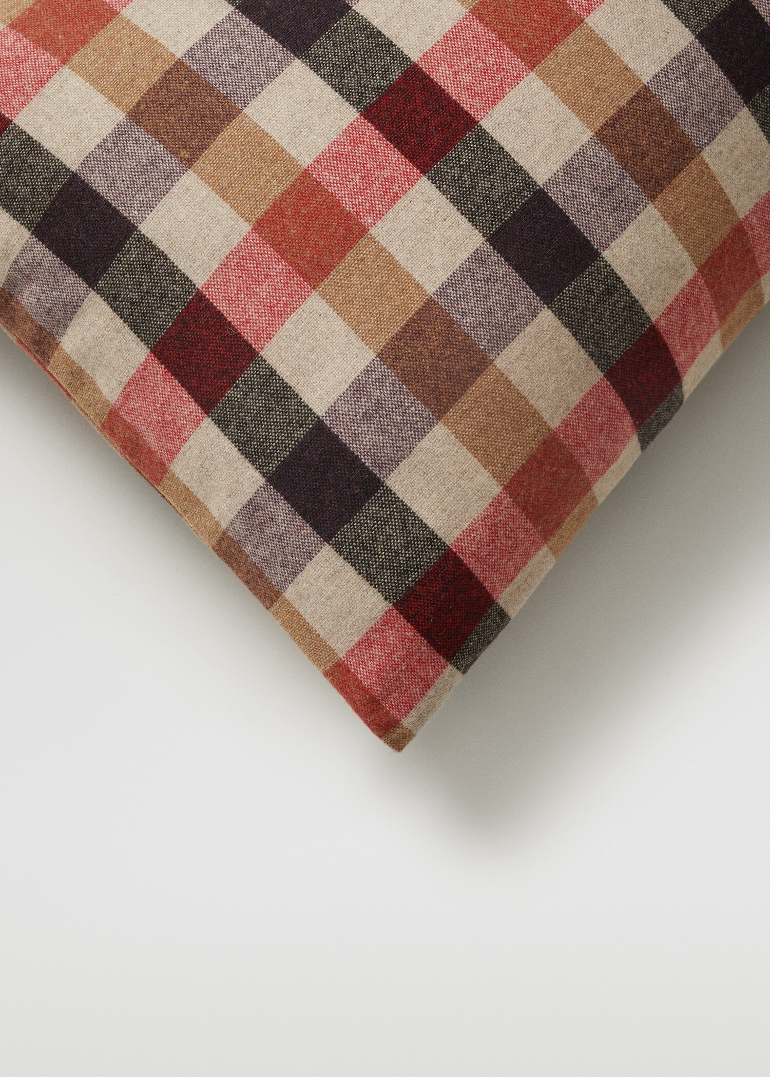 Check wool cushion cover 40x60cm - Details of the article 4