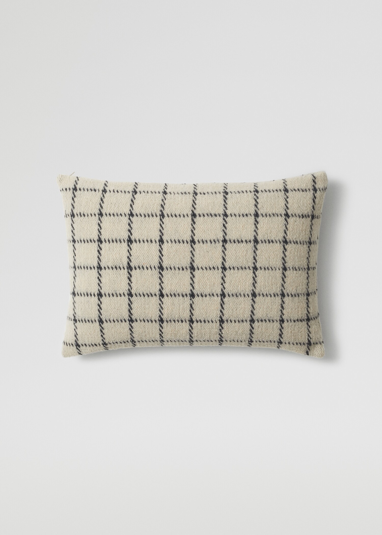 Checked texture cushion cover 40x60cm - Article without model