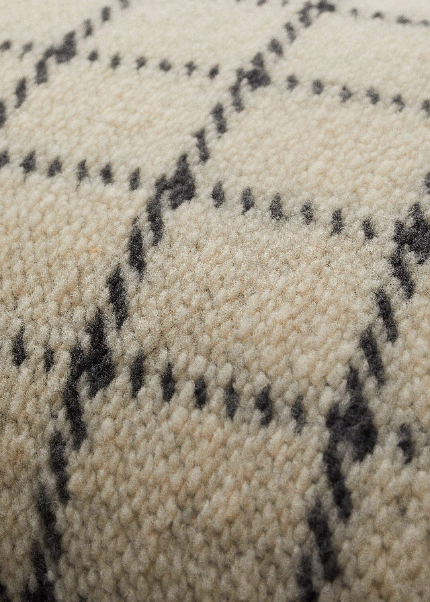 Checked texture cushion cover 40x60cm - Details of the article 5