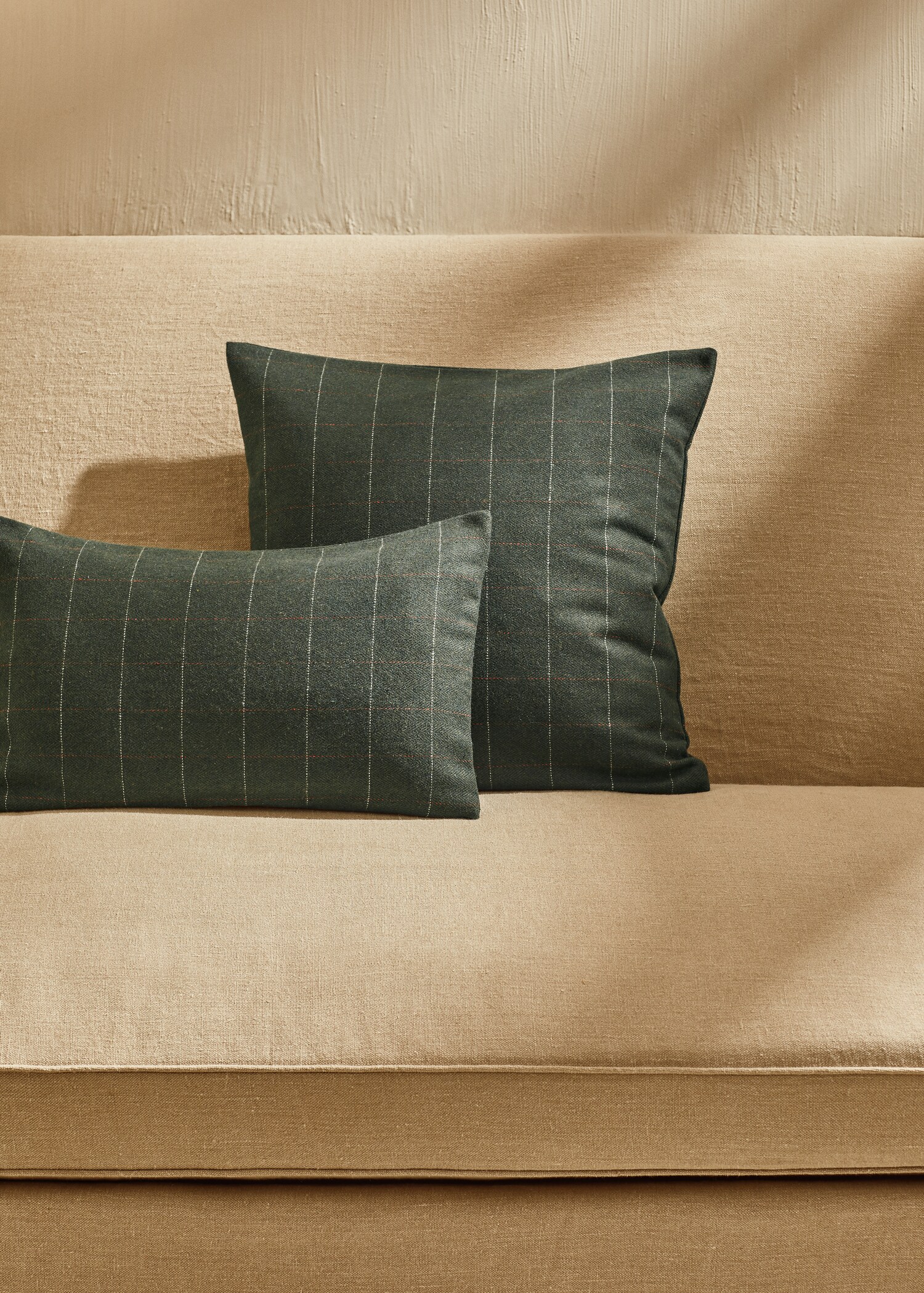 Housse de coussin texture carreaux 50x50 cm - Détail de l'article 8