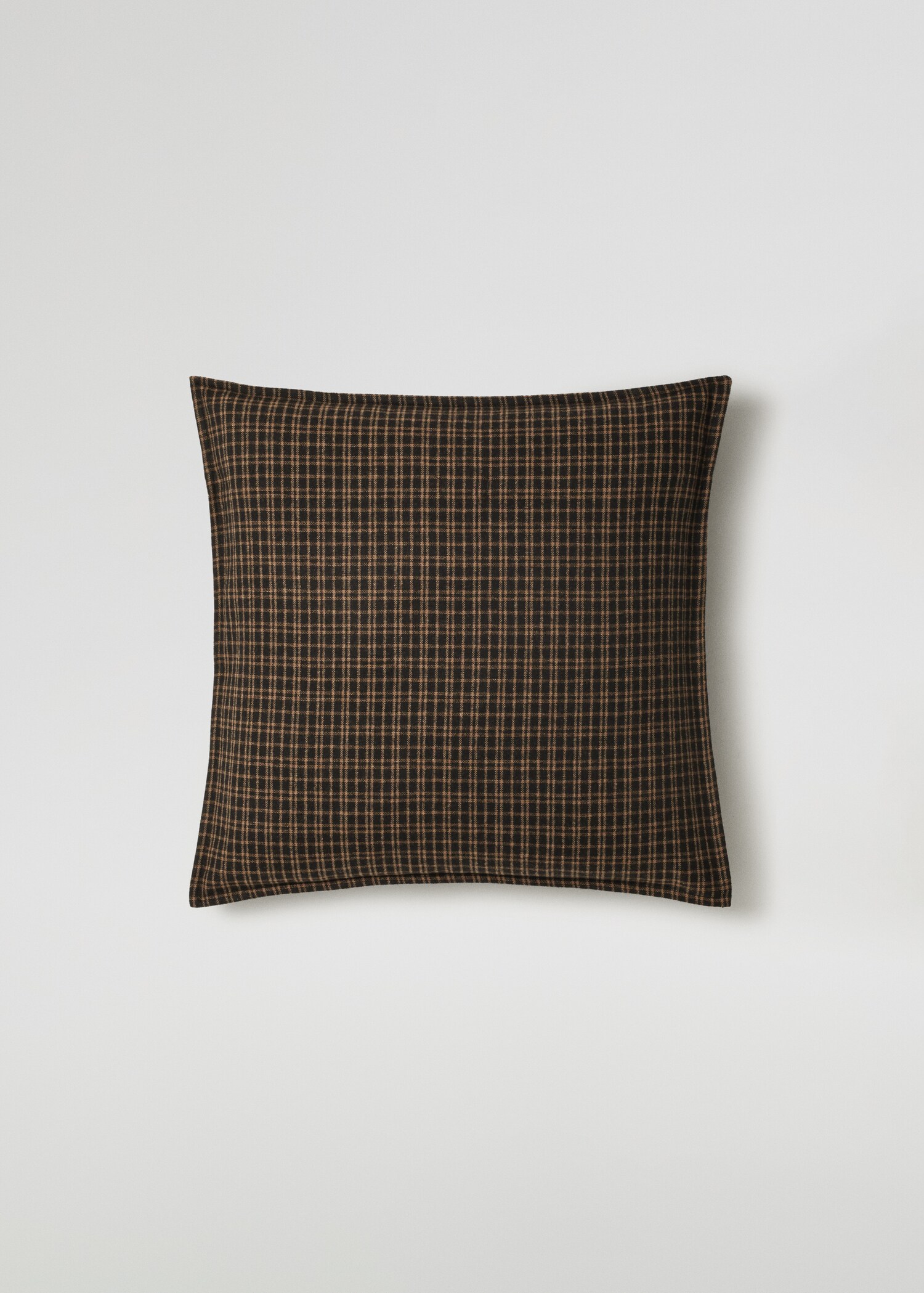 Checked wool cushion cover 50X50cm - Article without model