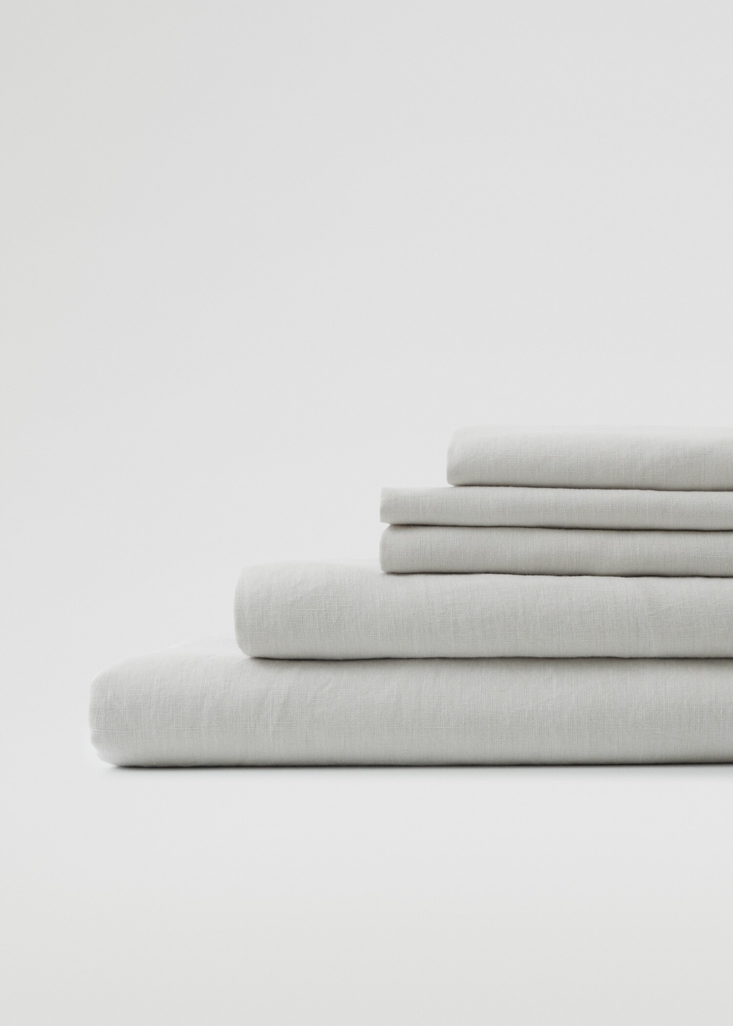 100% linen fitted sheet 140X200x30cm - Details of the article 2