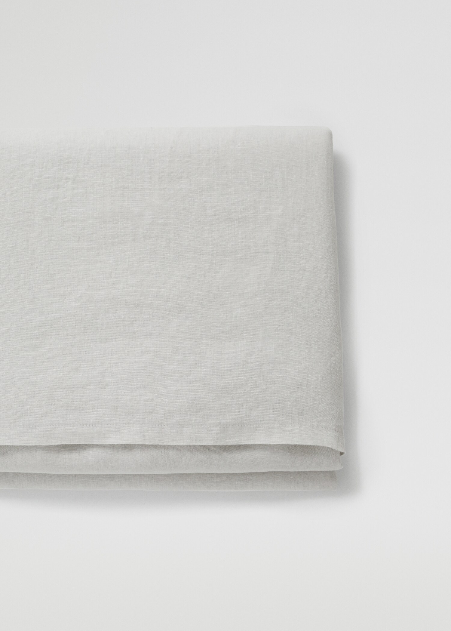 100% linen flat sheet 160x280cm - Medium plane