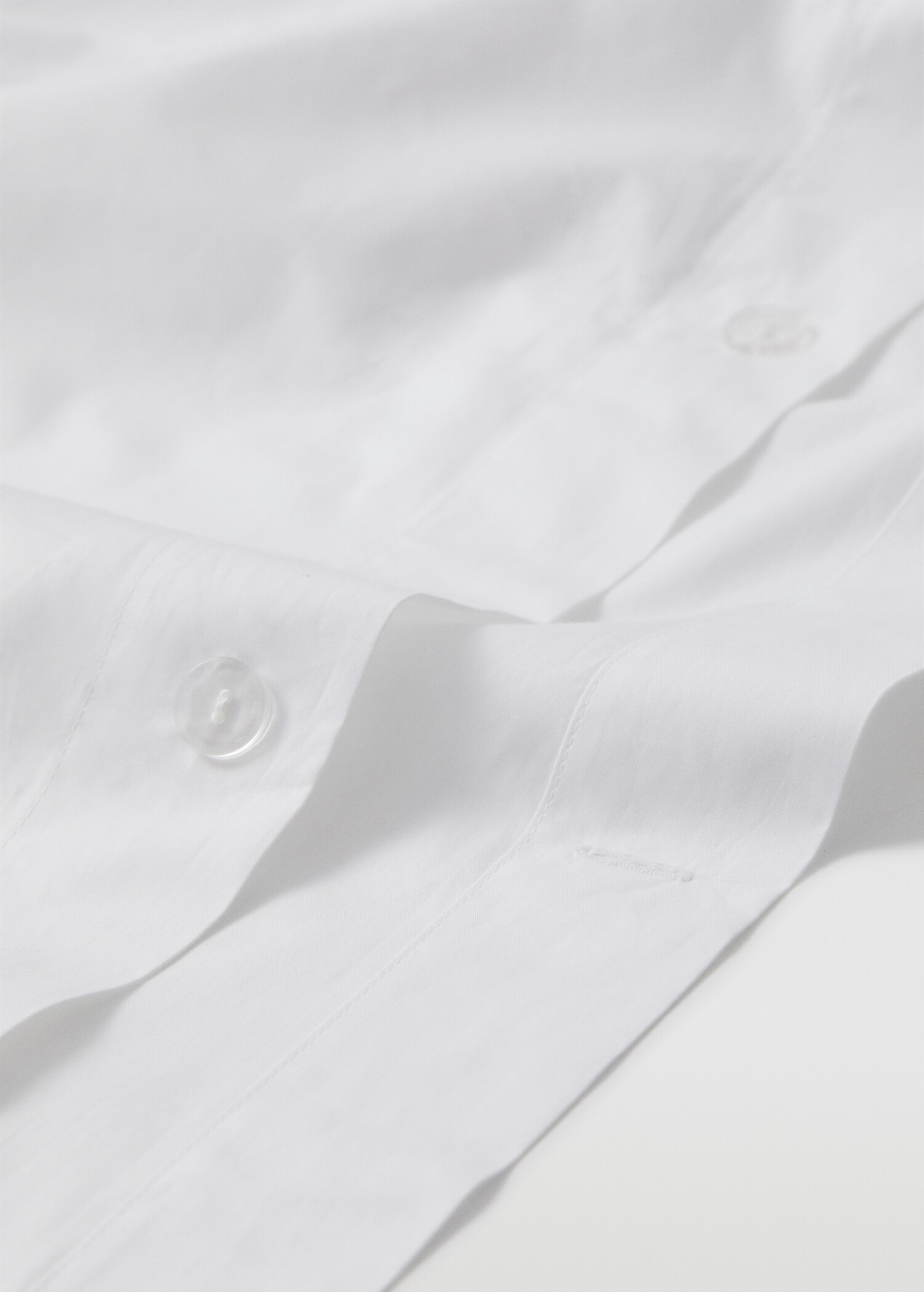 Percale cotton duvet cover (500 threads) single bed - Medium plane