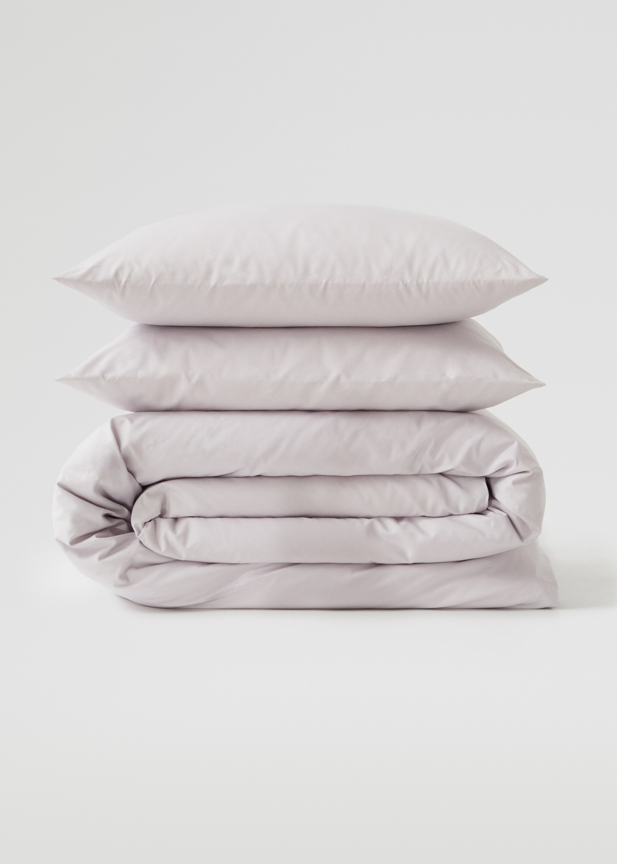 Housse de couette percale de coton (500 fils) lit 90 cm - Article sans modèle, Violet. Ref: 37116320-00.