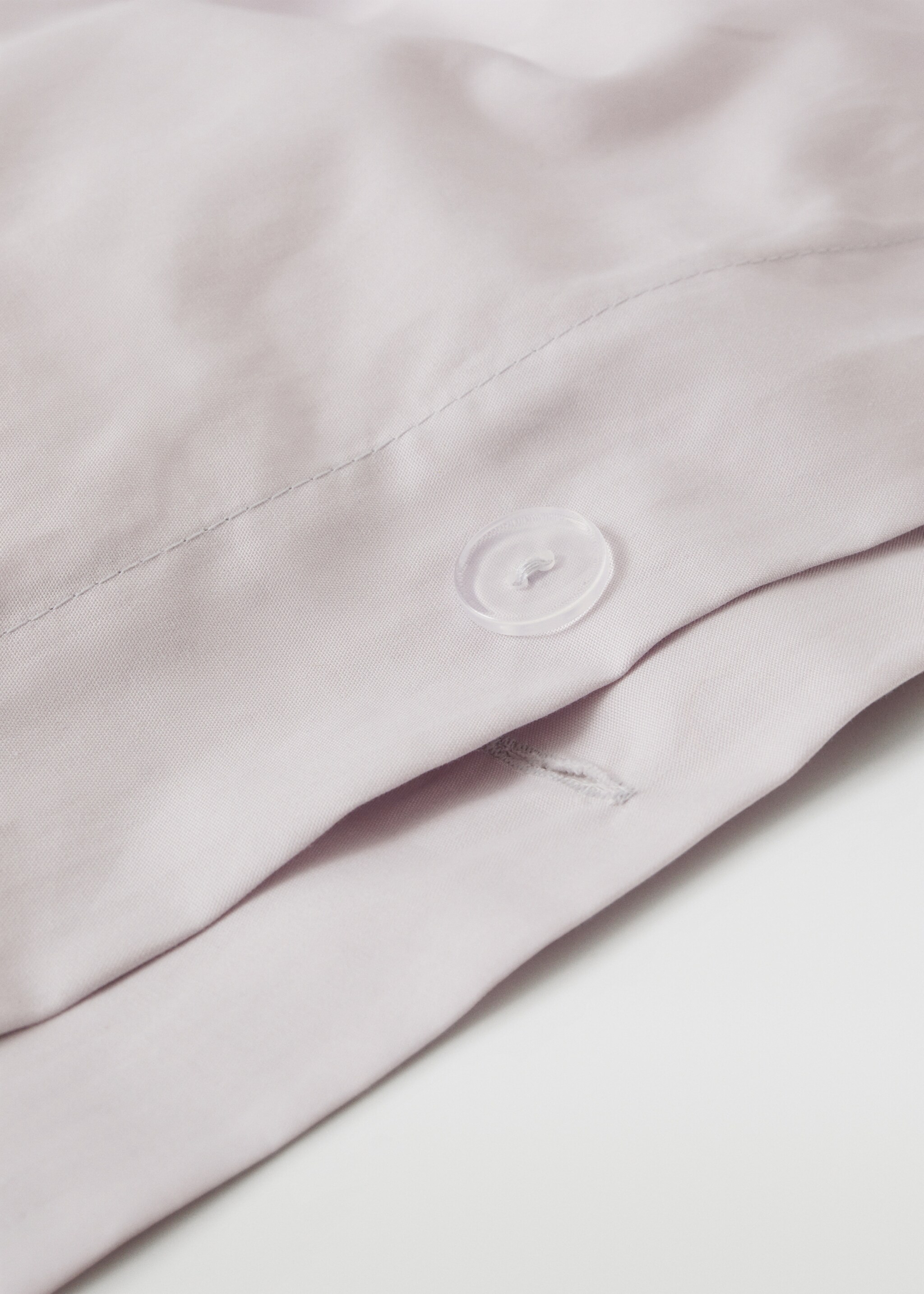 Housse de couette percale de coton (500 fils) lit 90 cm - Détail de l'article 3, Violet. Ref: 37116320-00.
