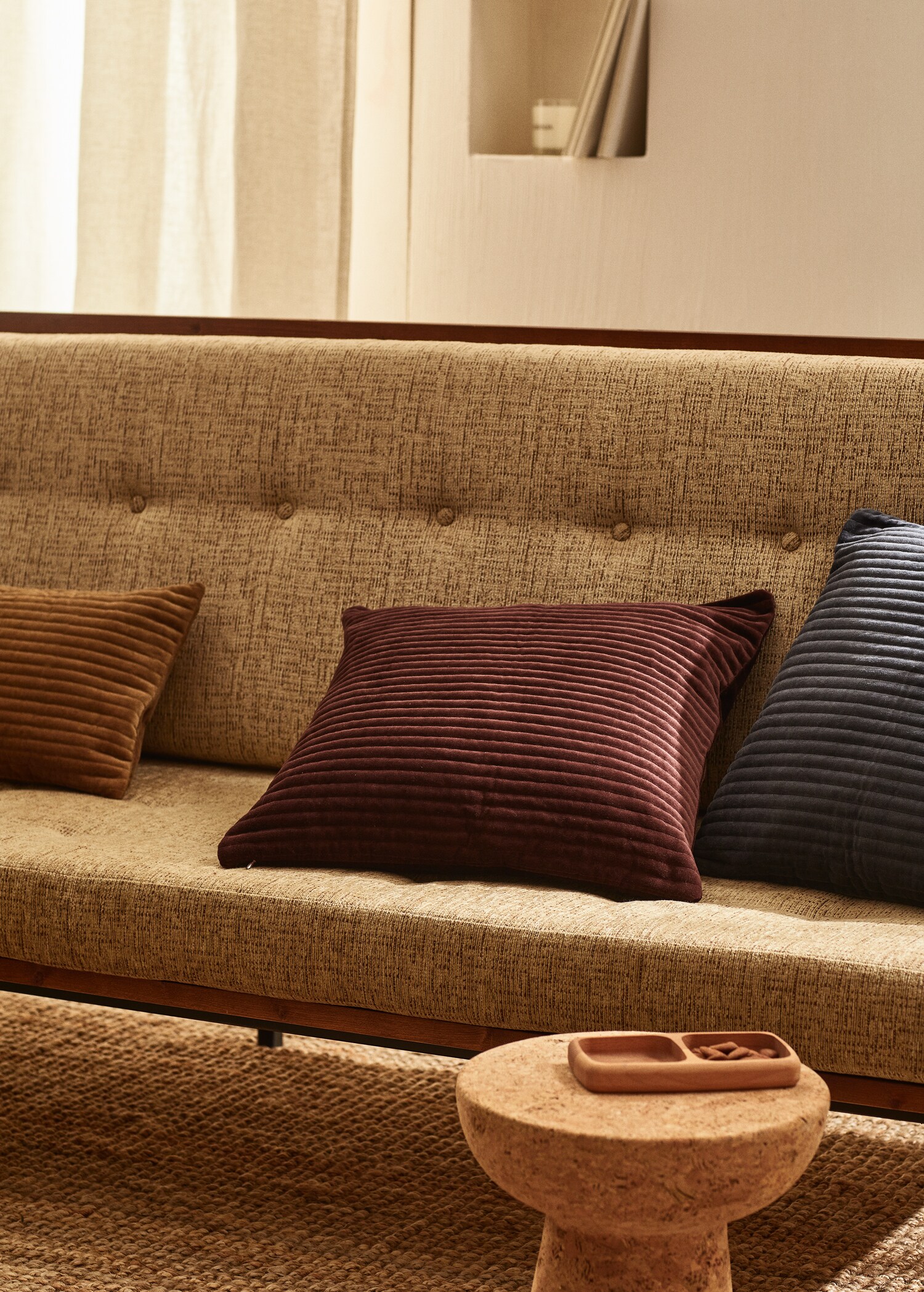 100% cotton velour cushion case 50X50cm - Details of the article 8