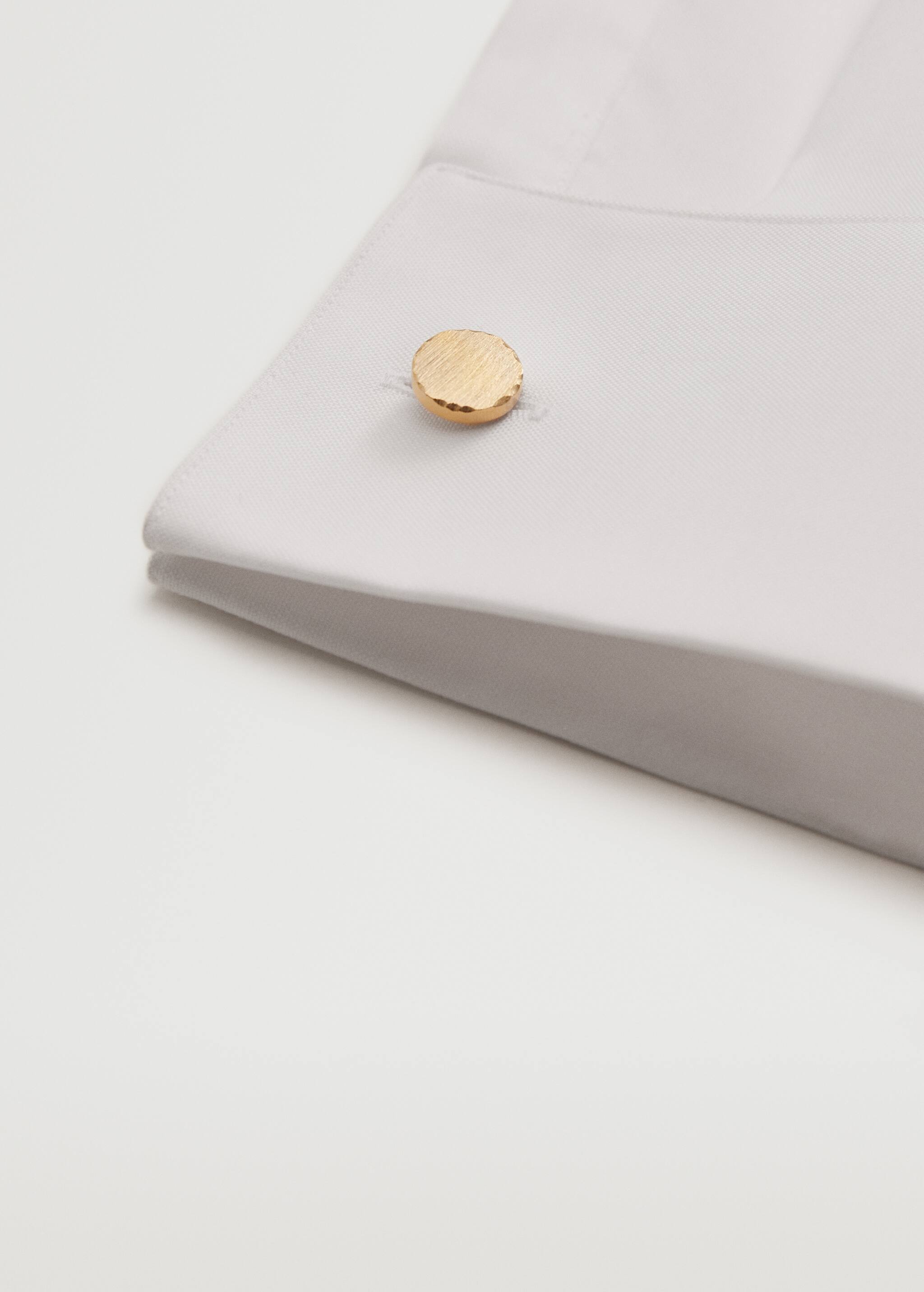 Gold-effect cufflinks - Details of the article 2