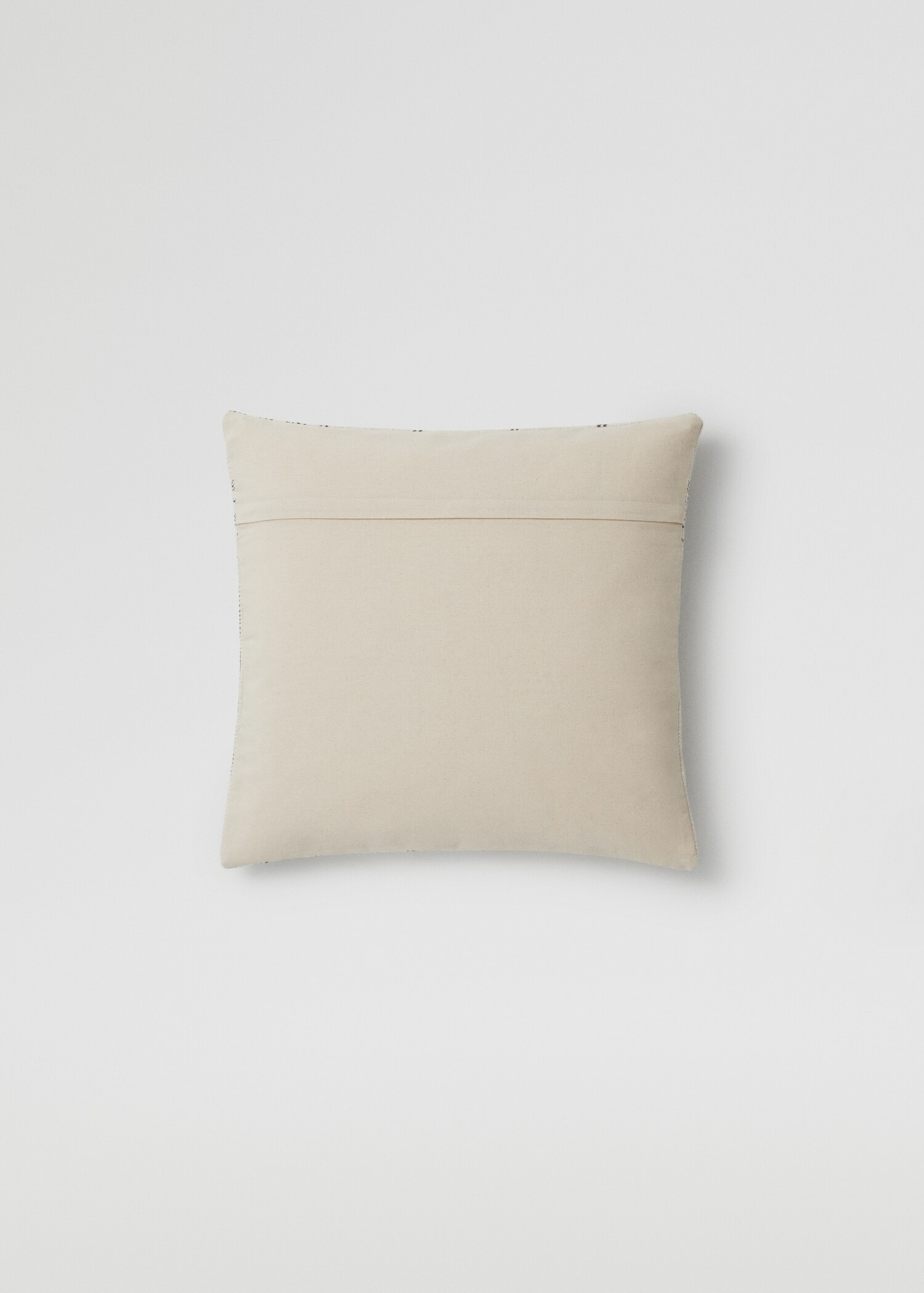Kissenhülle aus 100 % Baumwolle 45 x 45 cm - Rückseite des Artikels