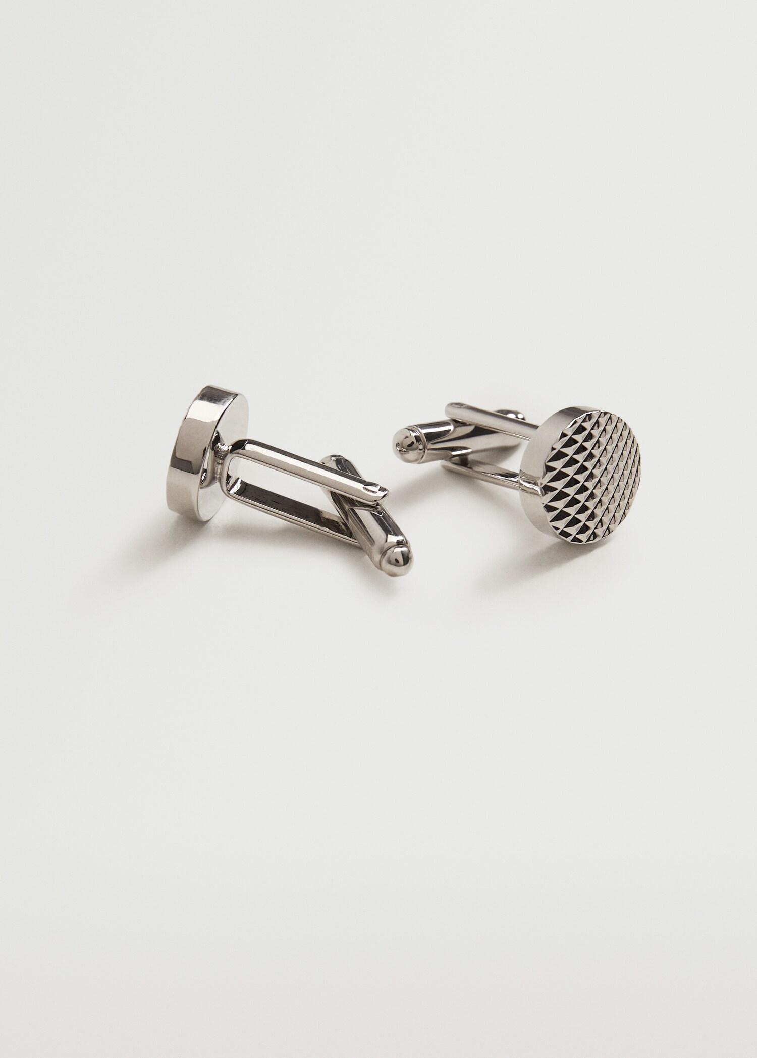 Rounded cufflinks - Medium plane