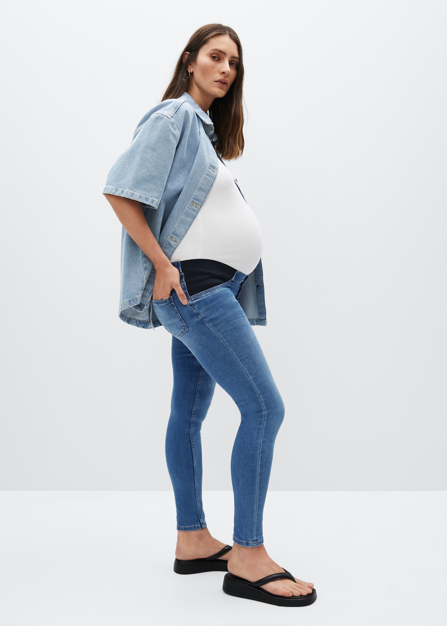 Skinny Maternity jeans - Reverse of the article