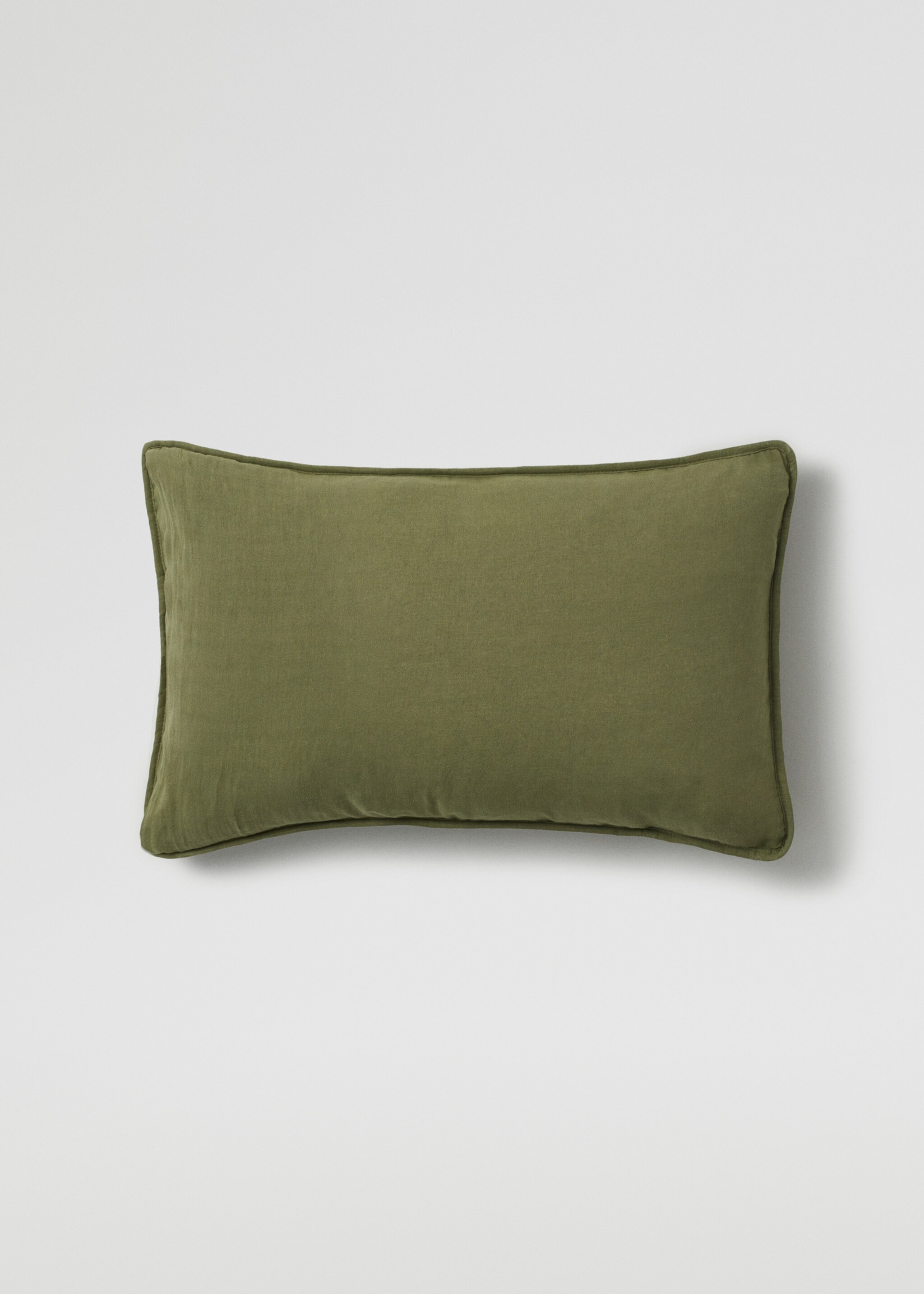 Padded cushion cover 40x60cm - Medium plane, Khaki. Ref: 37144766-00.