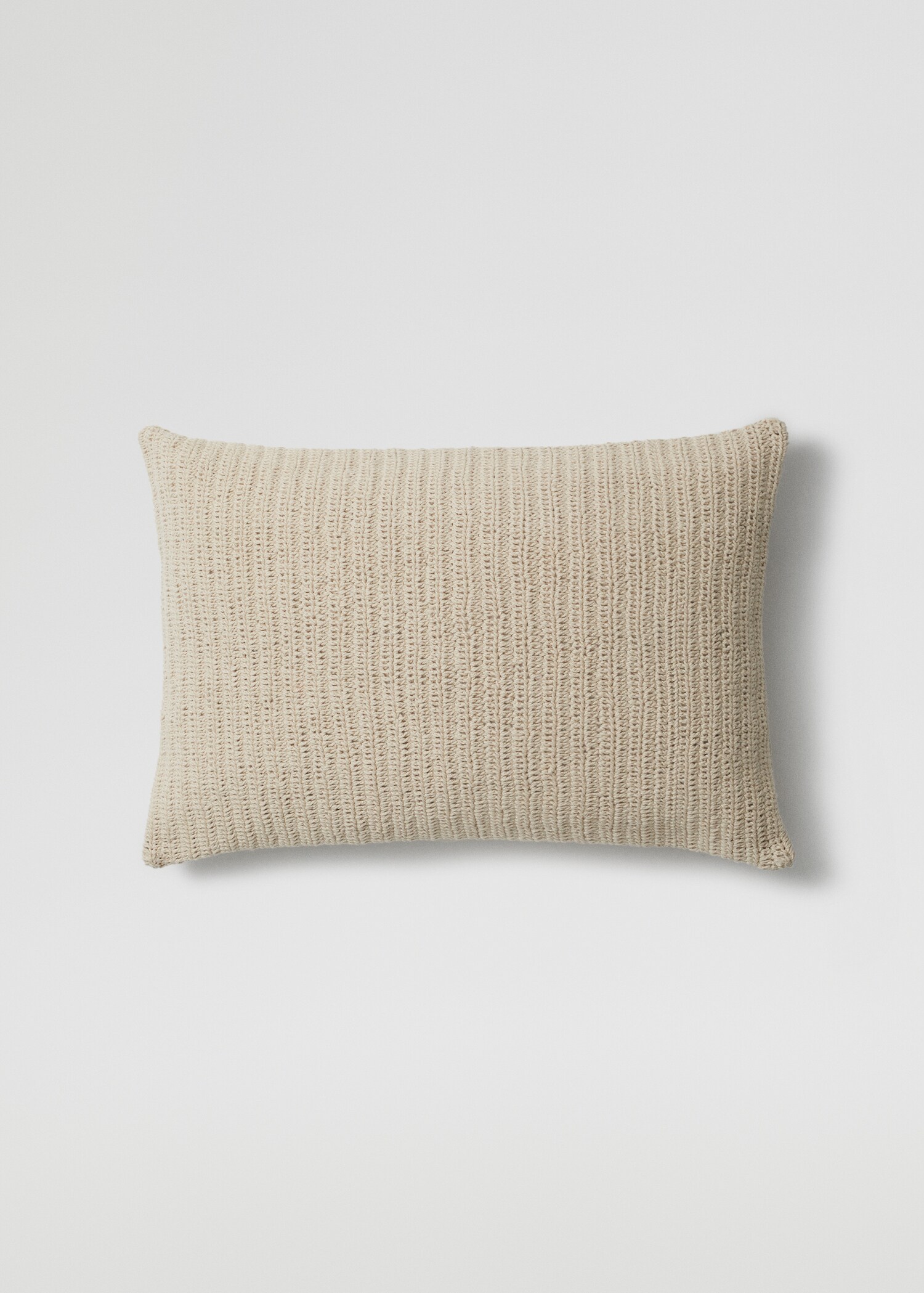 Textured cotton cushion case 40x60cm - Article without model