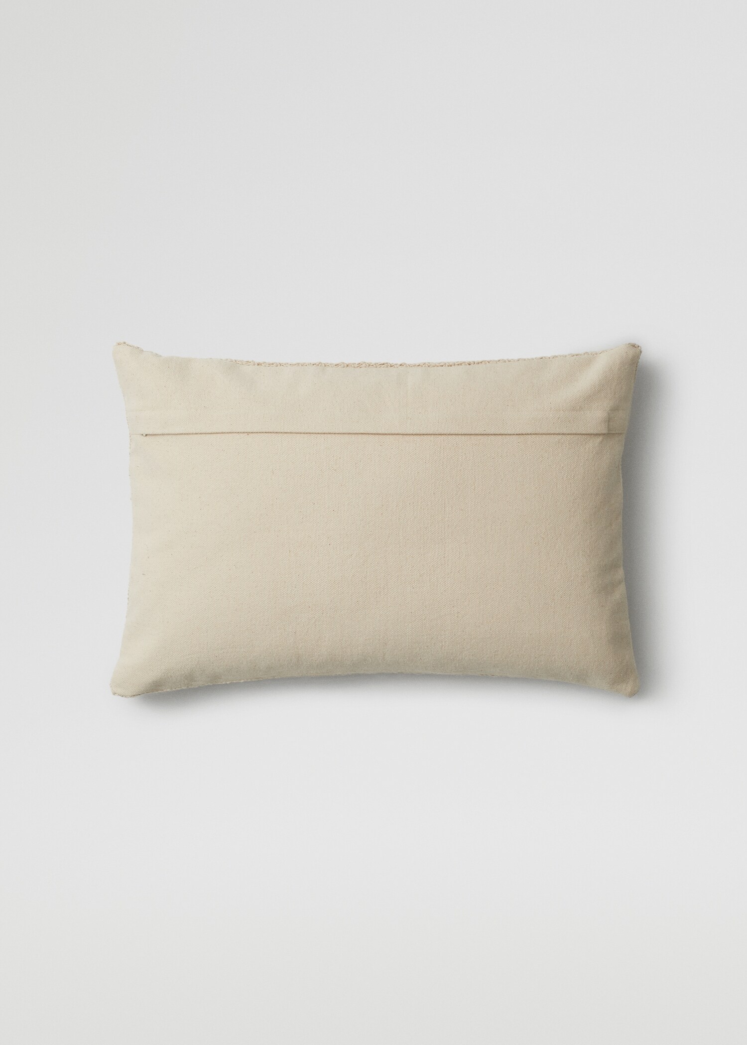 Textured cotton cushion case 40x60cm - Reverse of the article
