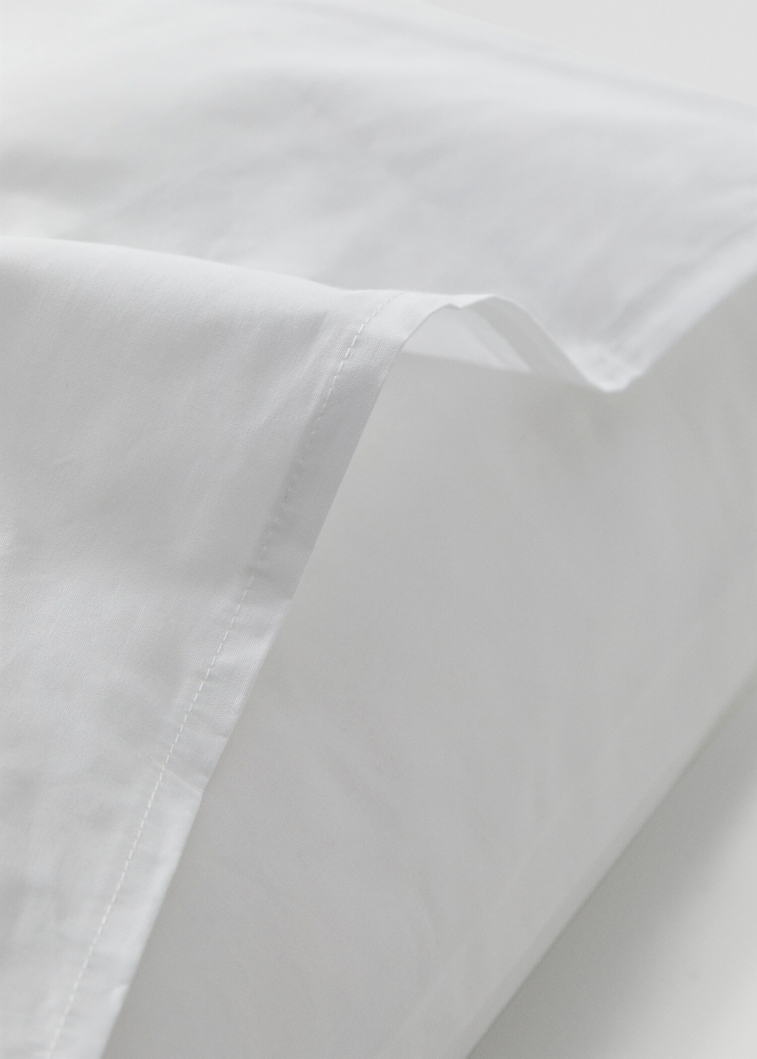 Percale cotton pillowcase (500 threads) 80x80cm - Details of the article 2
